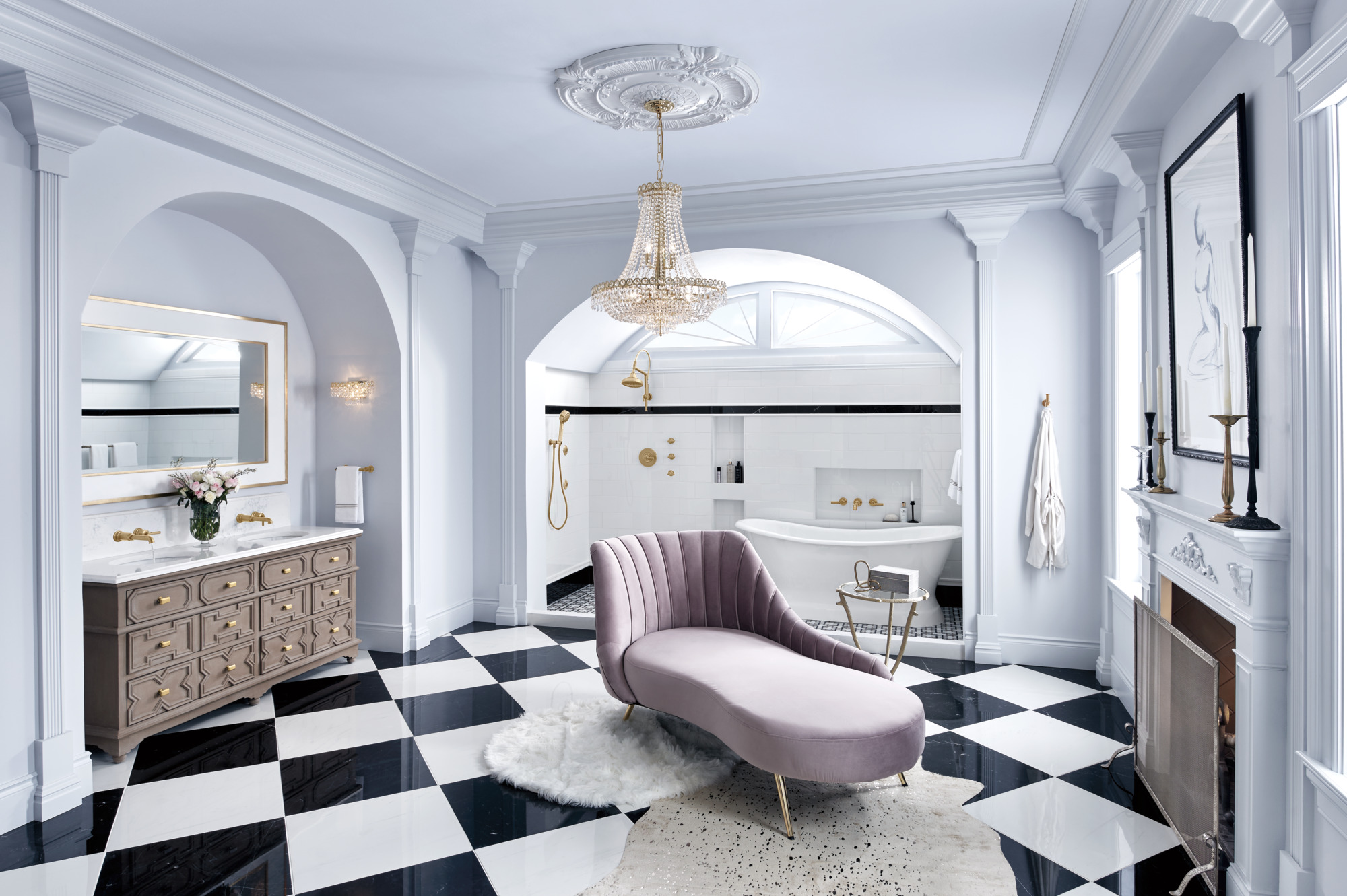 Invari® | Two-Hole, Single-Handle Wall Mount Lavatory Faucet