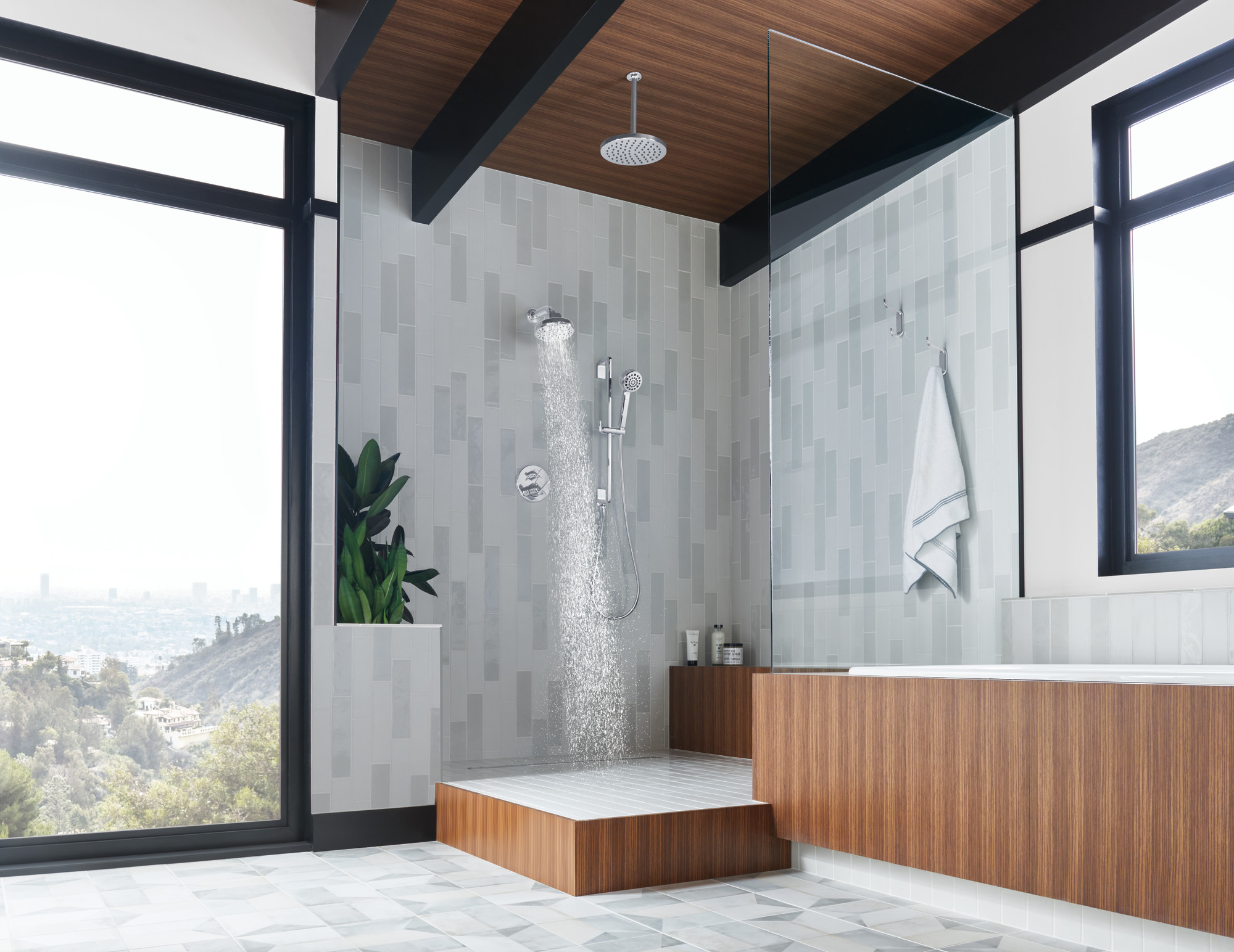 Levoir® | H2Okinetic® Multi-Function Slide Bar Handshower