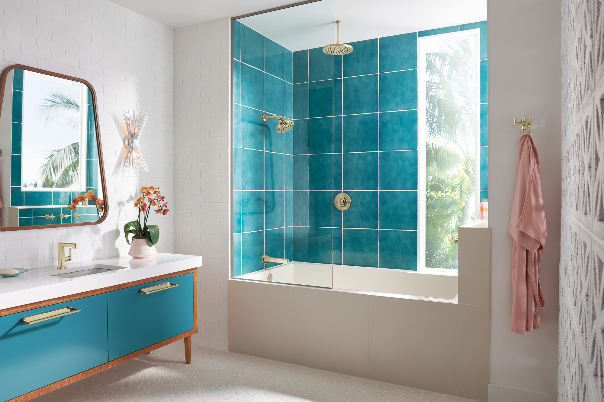 Levoir® | H2Okinetic® Round Multi-Function Showerhead