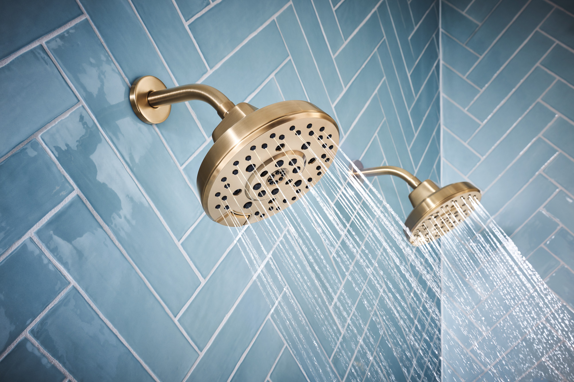 Levoir® | H2Okinetic® Round Multi-Function Showerhead