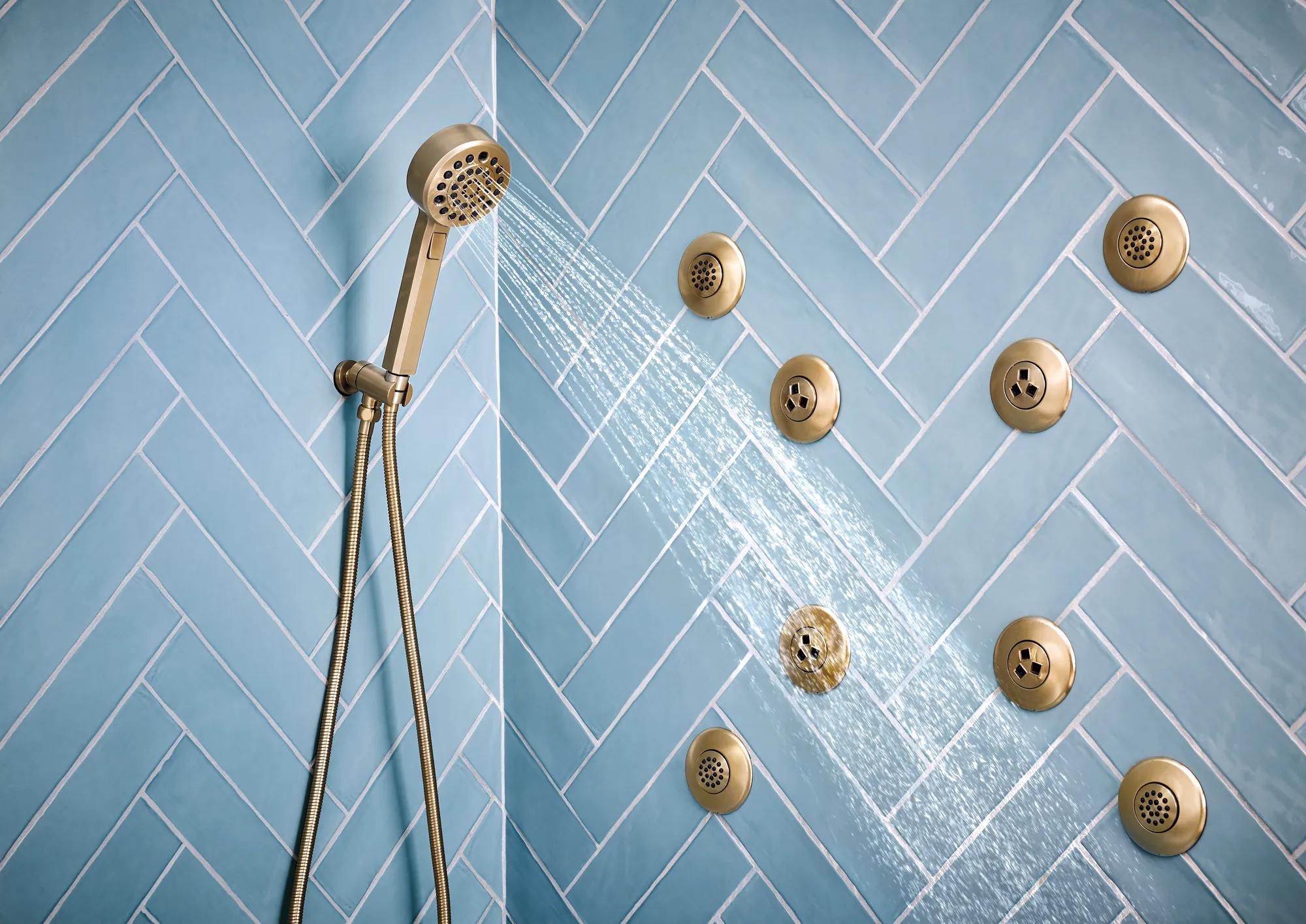 Levoir® | H2Okinetic® Multi-Function Wall Mount Handshower