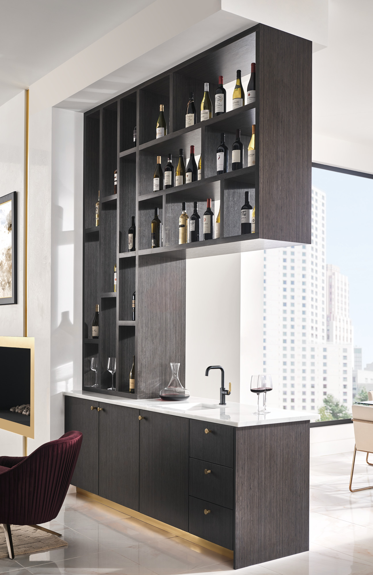 Litze® | Bar Faucet with Square Spout and Industrial Handle Kit