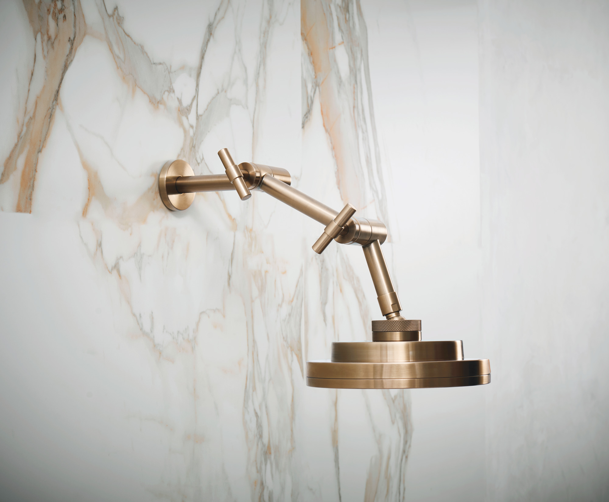 Litze® | 8” H2Okinetic® Round Multi-Function Wall Mount Showerhead