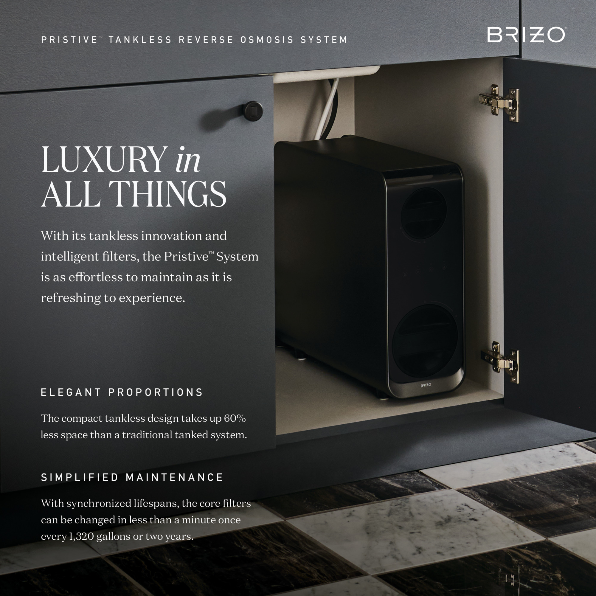 Pristive™ | Reverse Osmosis Carbon Filter Cartridge Replacement