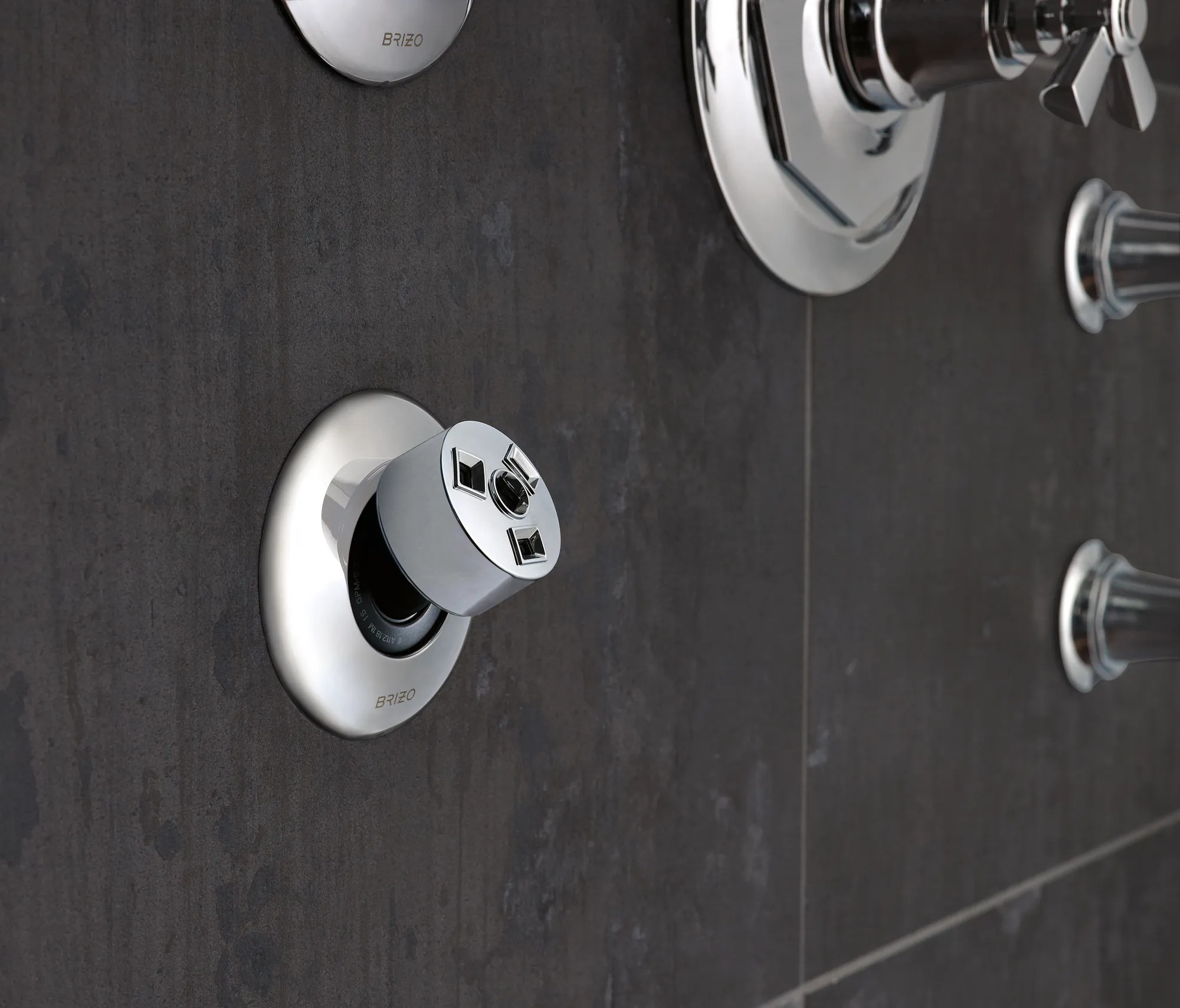 Rook® | Sensori® Thermostatic Valve Trim - Cross