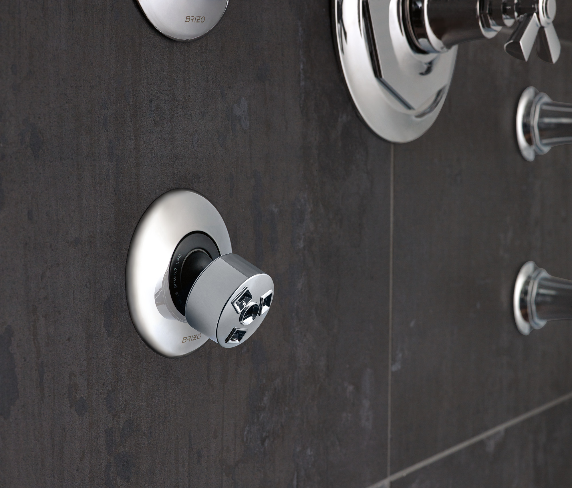Rook® | Sensori® Thermostatic Valve Trim - Cross
