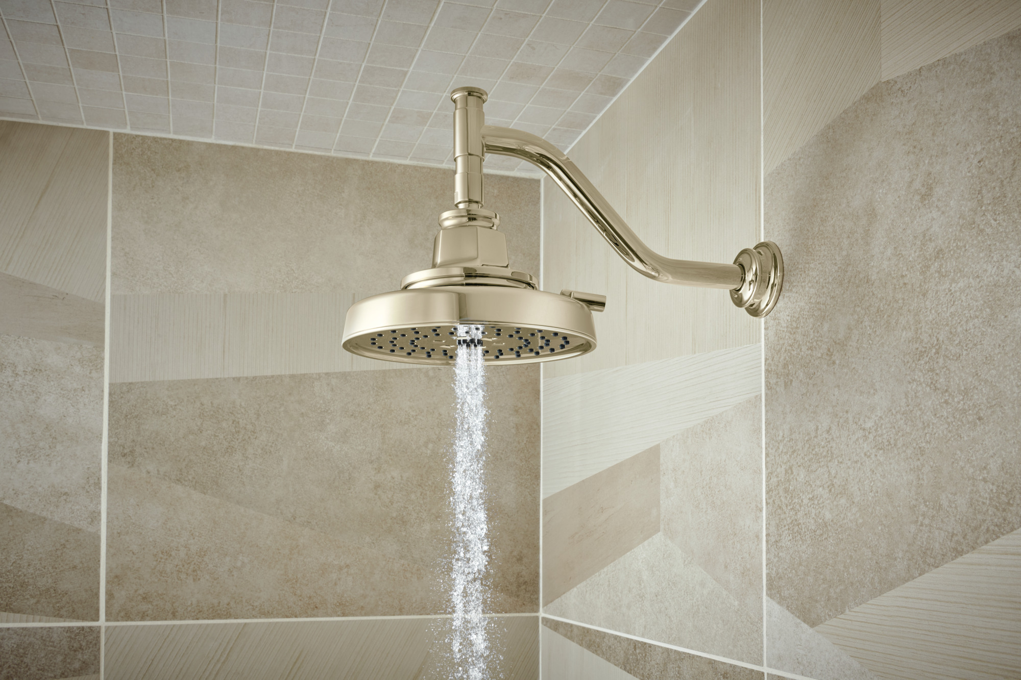 Invari® | 7 5/8” H2Okinetic® Round Multi-Function Shower Head