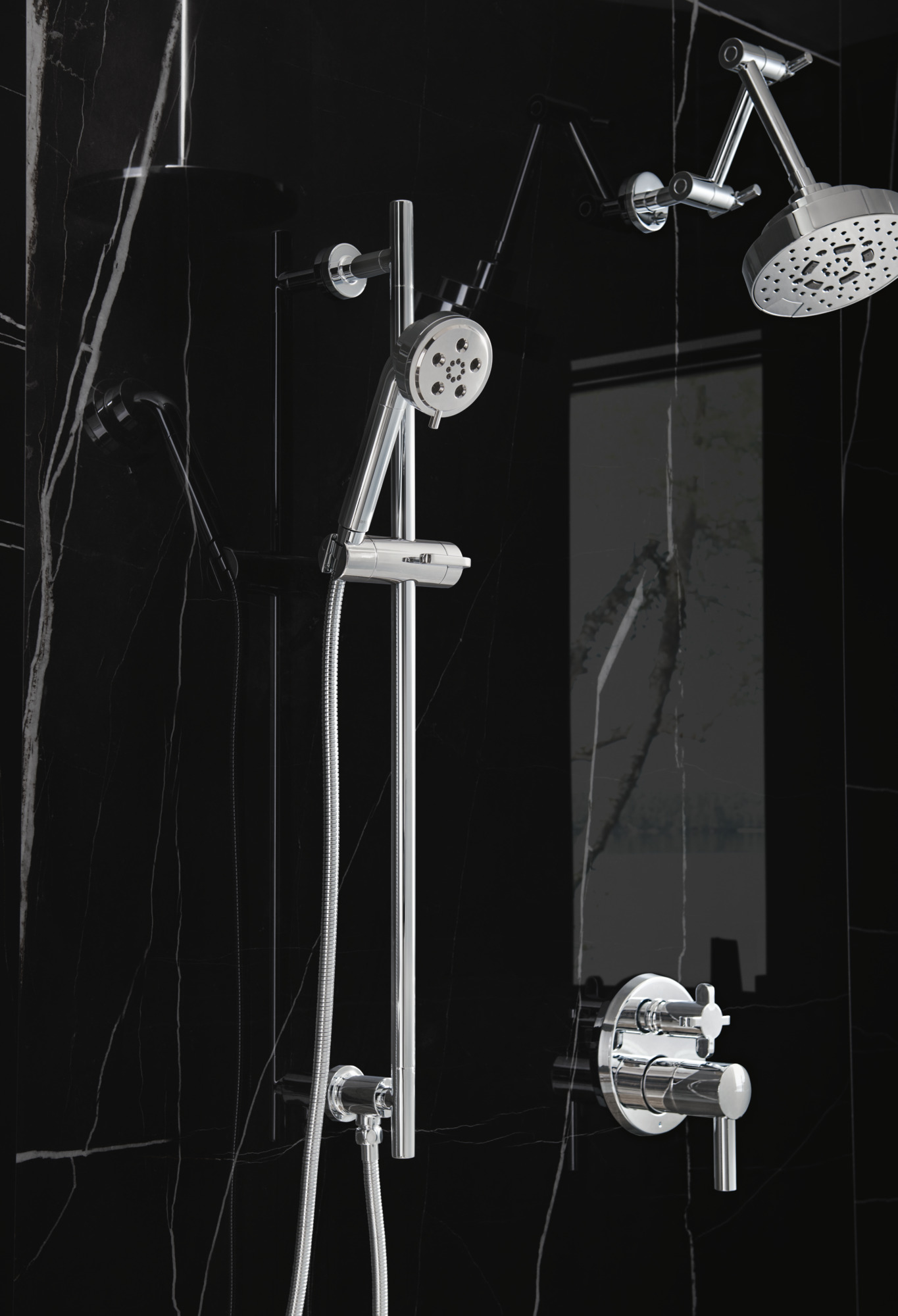 Odin® | Pressure Balance Valve with Integrated 6-Function Diverter