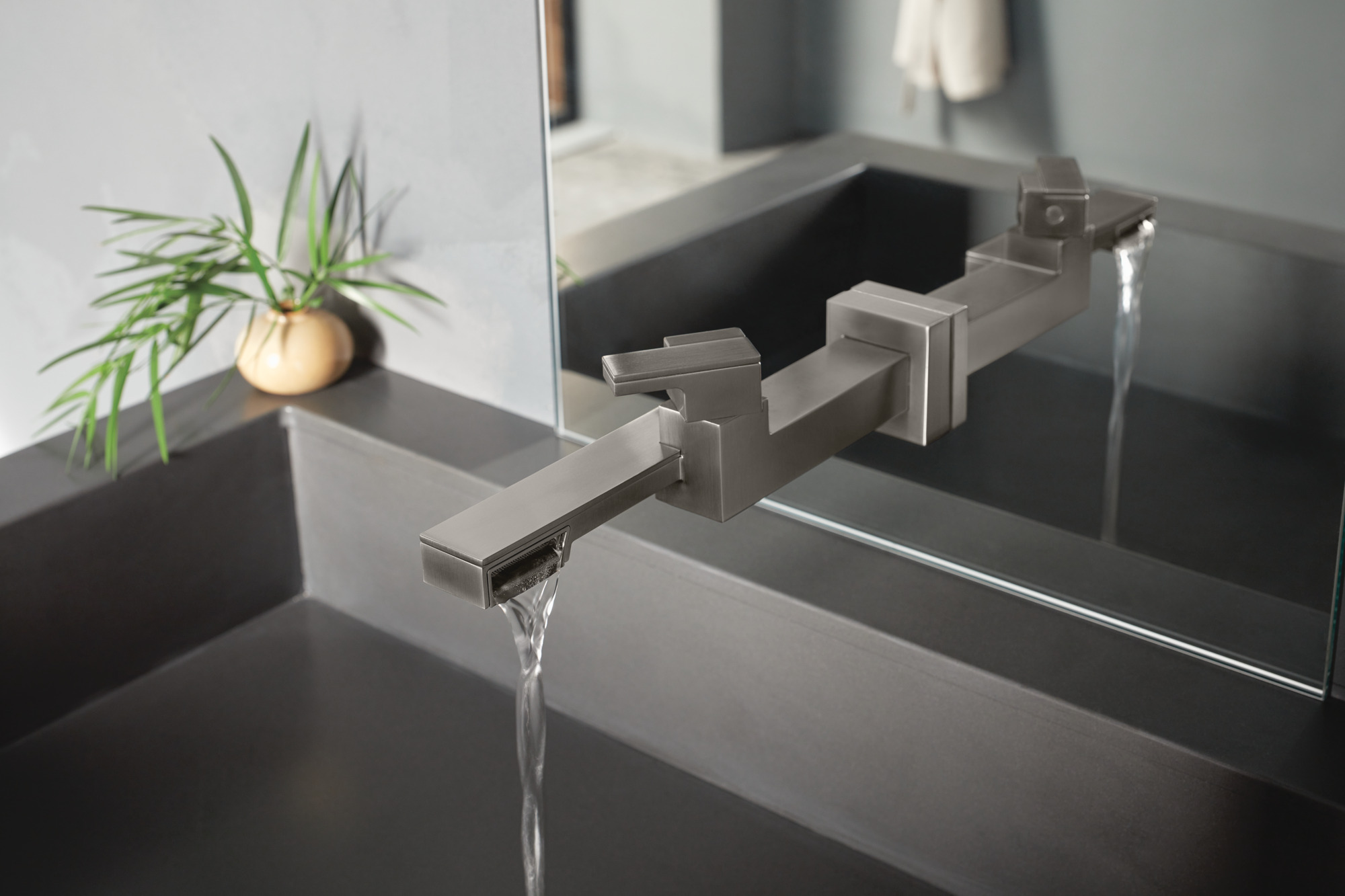 Frank Lloyd Wright® Bath Collection by Brizo® | Single-Handle Wall