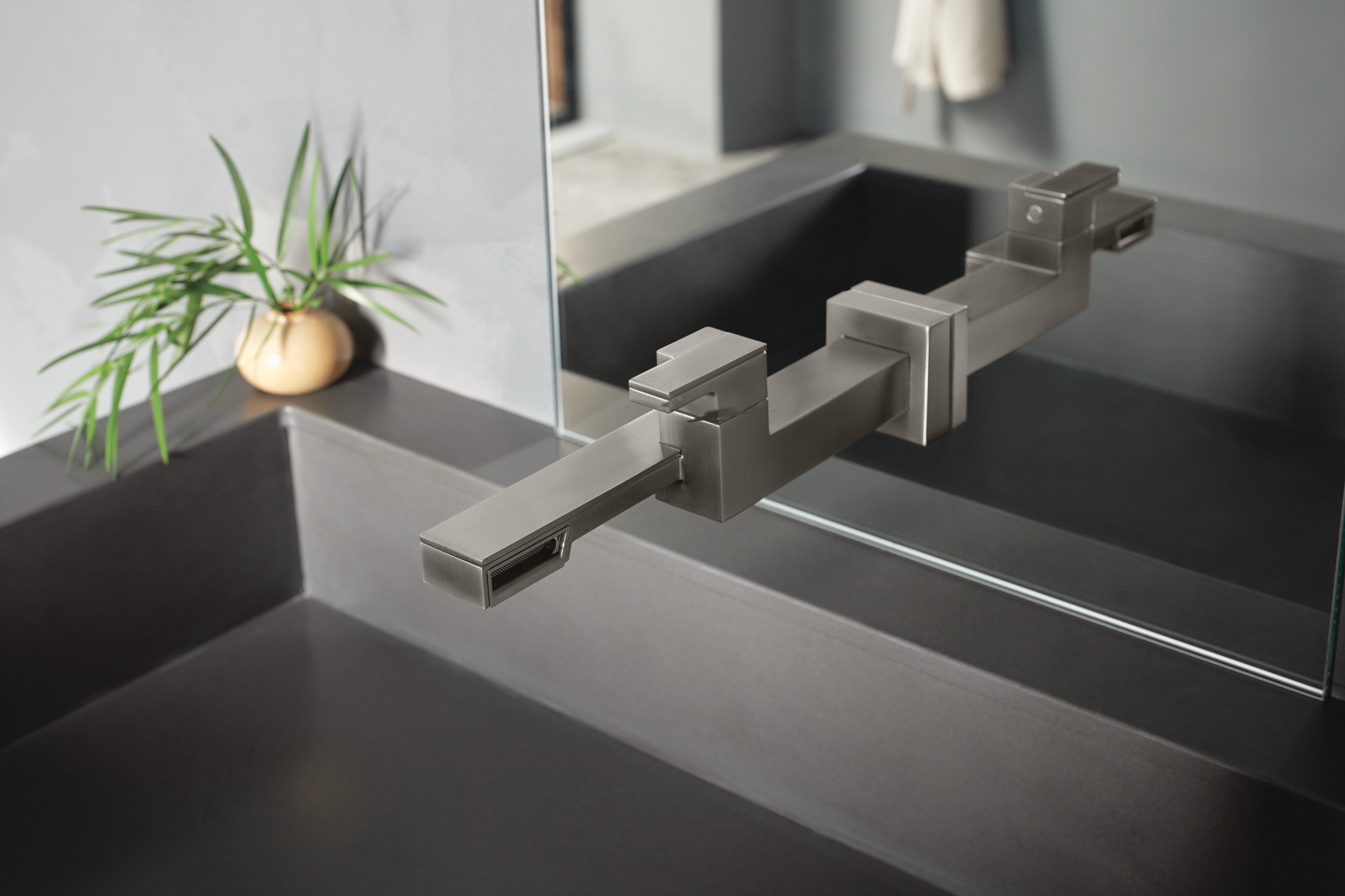 Frank Lloyd Wright® Bath Collection by Brizo® | Single-Handle Wall