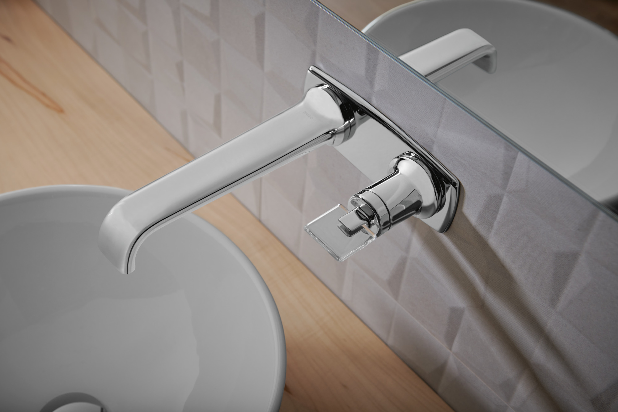 Allaria® | Two-Hole, Single-Handle Wall Mount Lavatory Faucet
