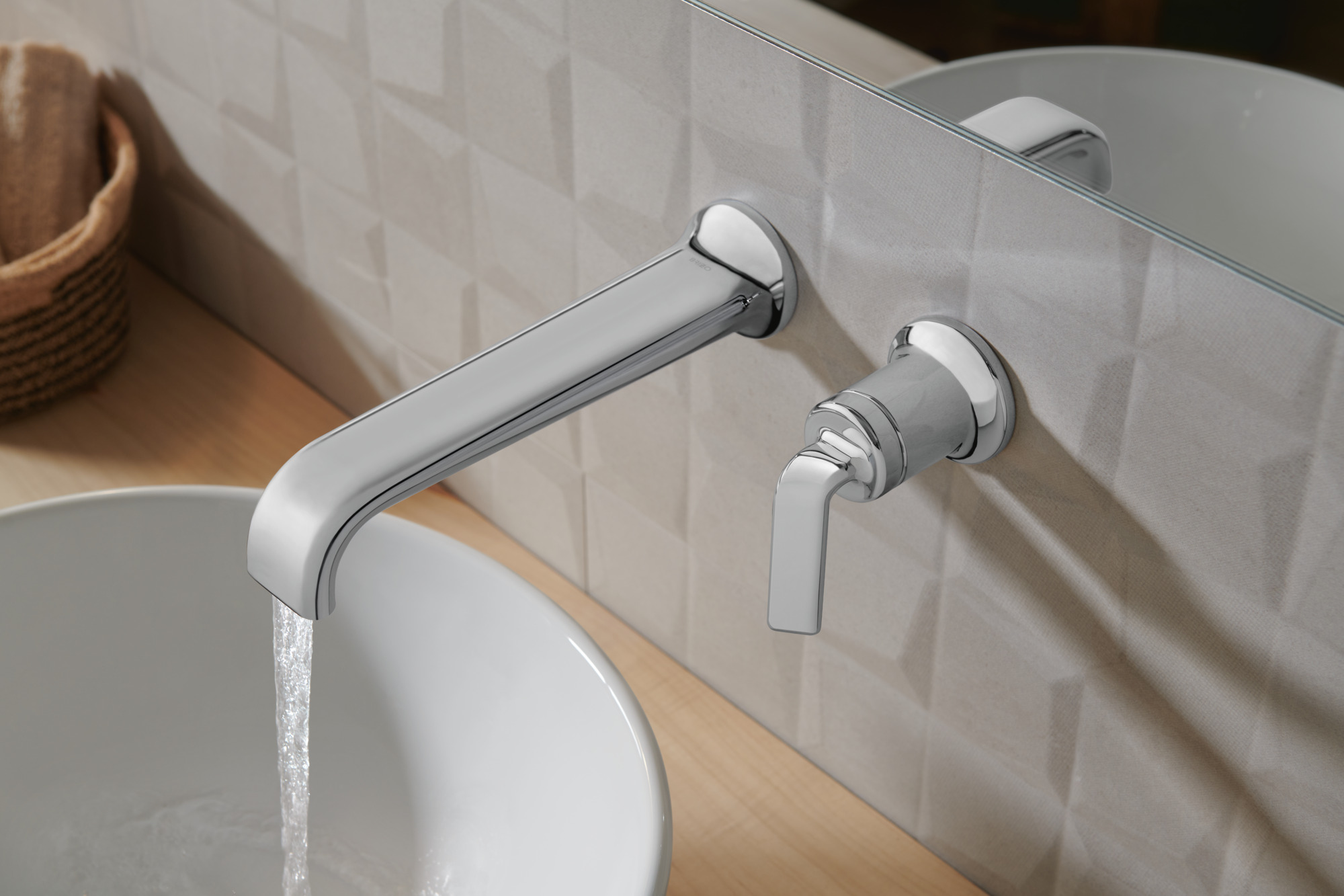 Allaria® | Two-Hole, Single-Handle Wall Mount Lavatory Faucet