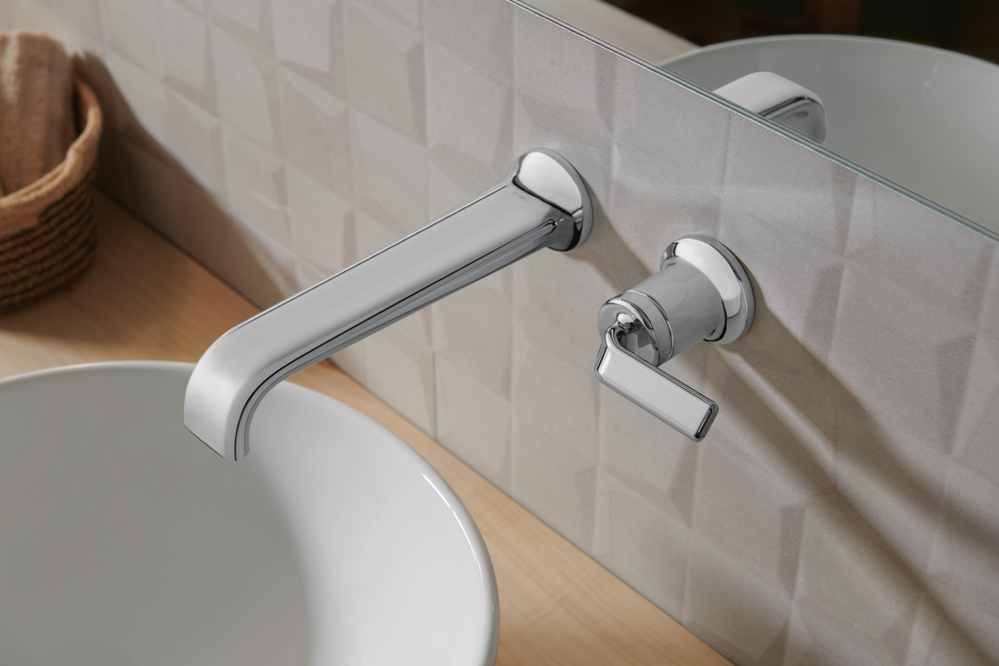 Allaria® | Two-Hole, Single-Handle Wall Mount Lavatory Faucet