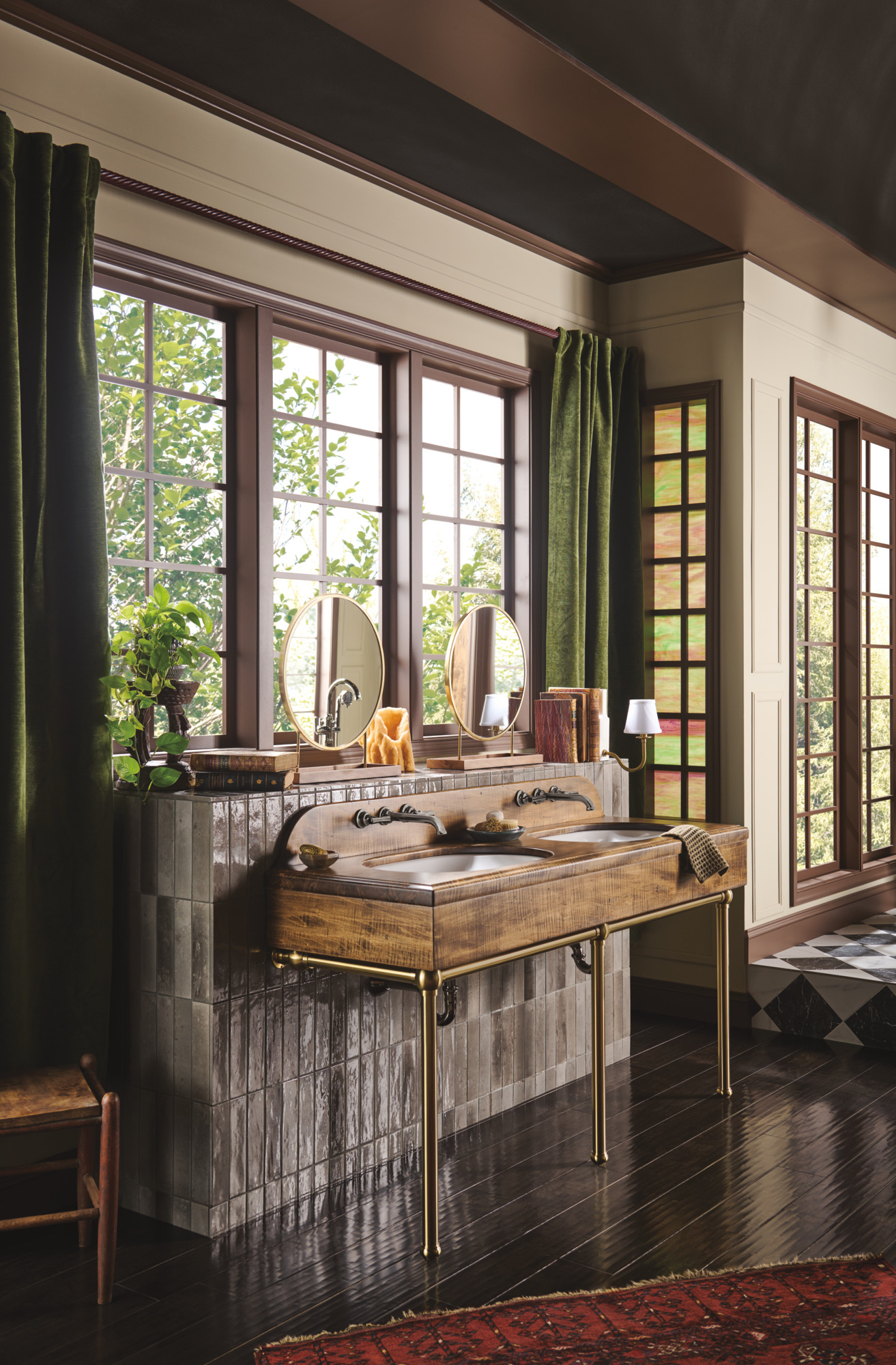 Beauclere™ | Two-Handle Wall Mount Lavatory Faucet - Less Handles