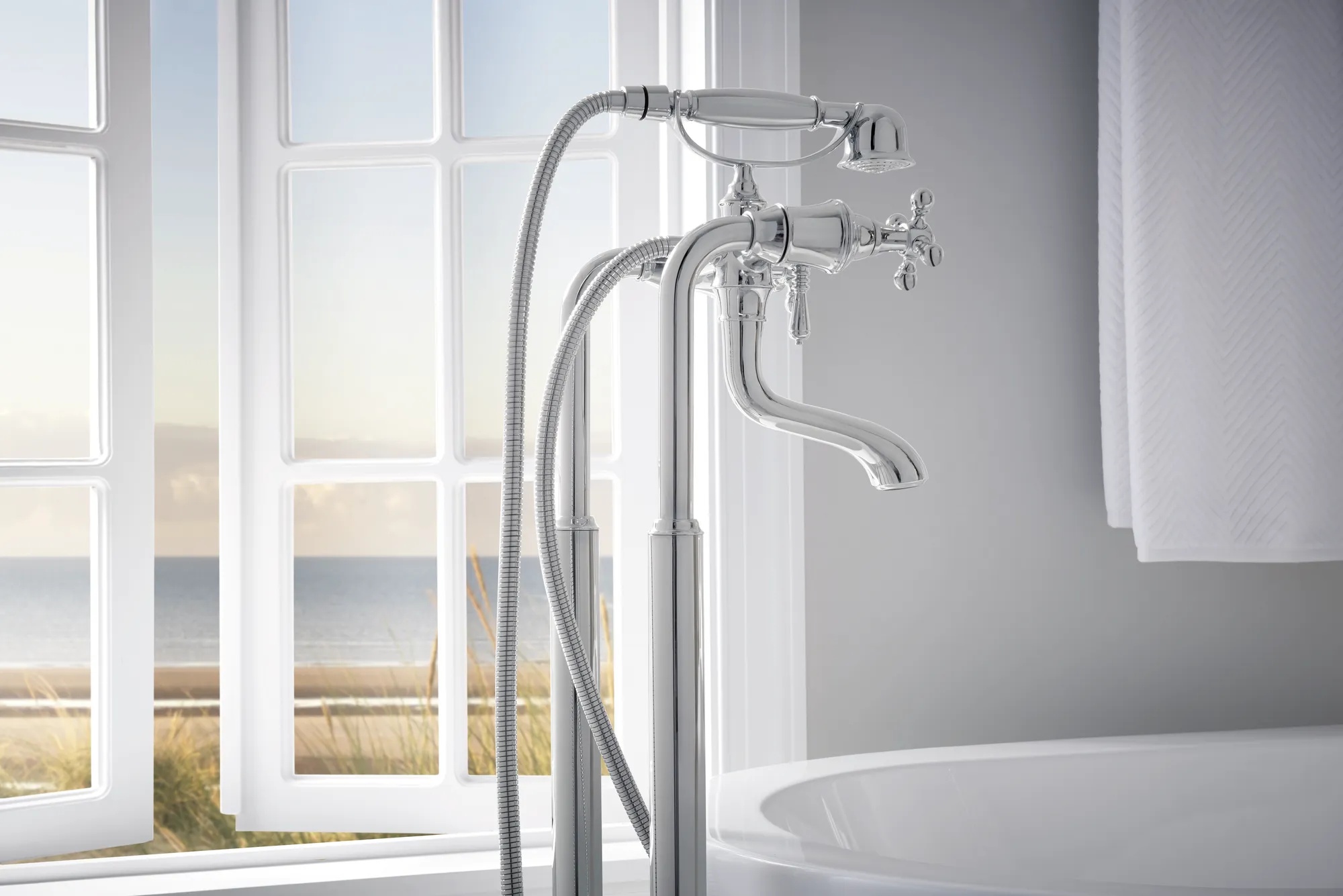 Brizo | Floor Mount Tub Filler Risers