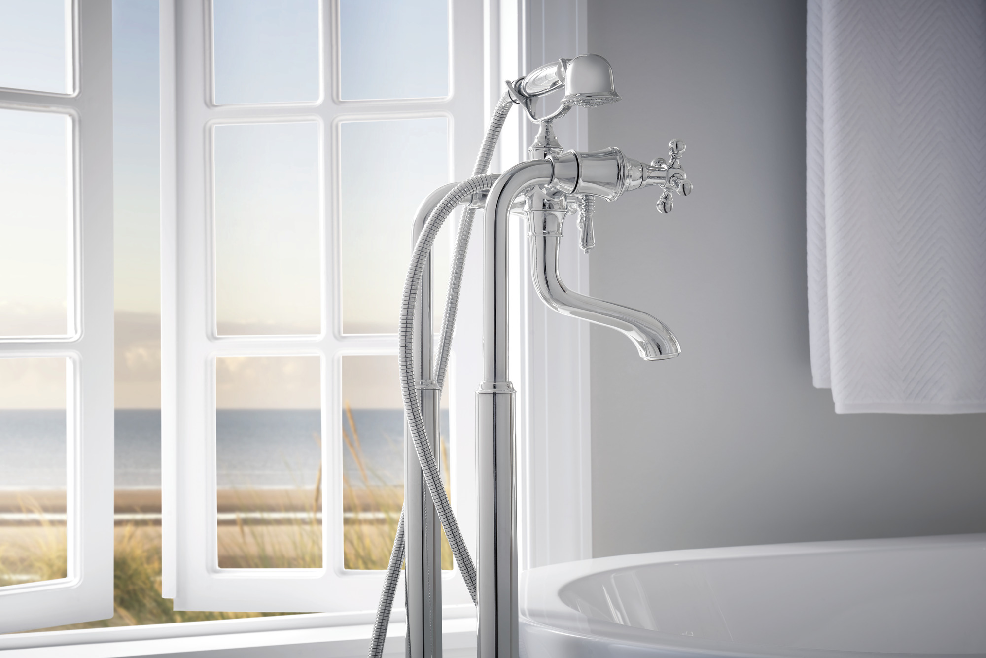 Brizo | Two-Handle Freestanding Tub Filler Body Assembly Trim