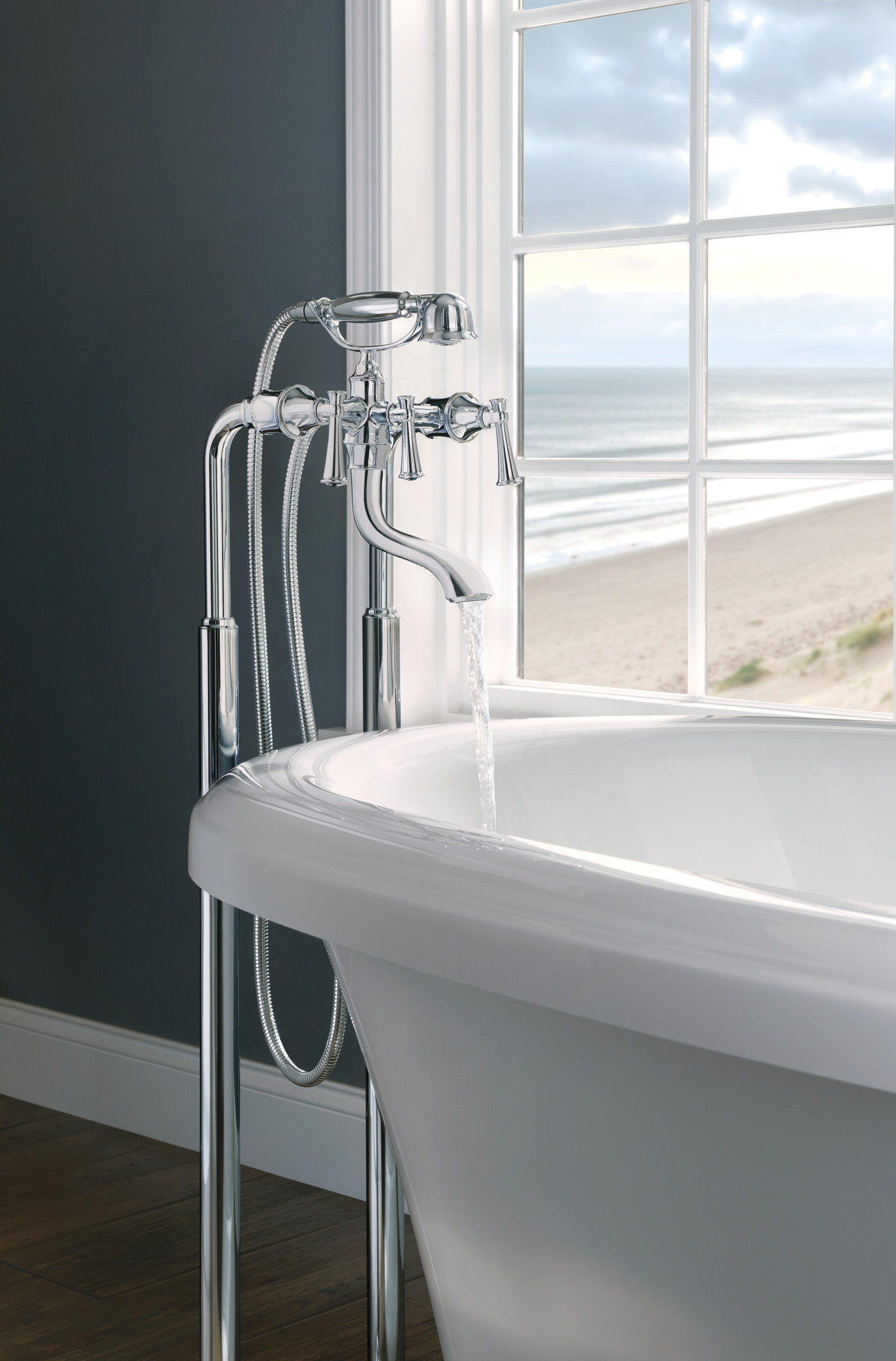 Brizo | Floor Mount Tub Filler Risers