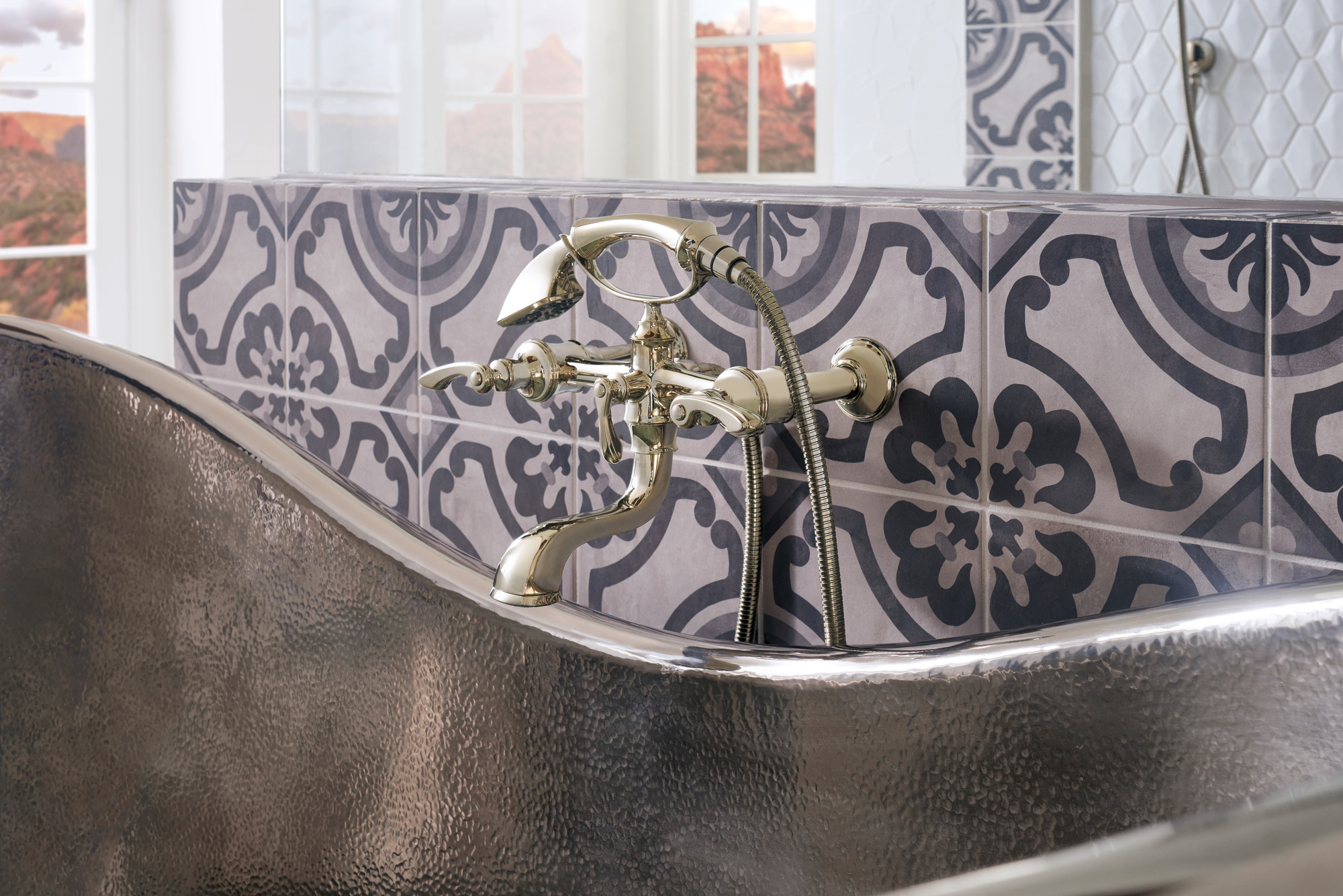 Charlotte® | Two-Handle Tub Filler Trim Kit