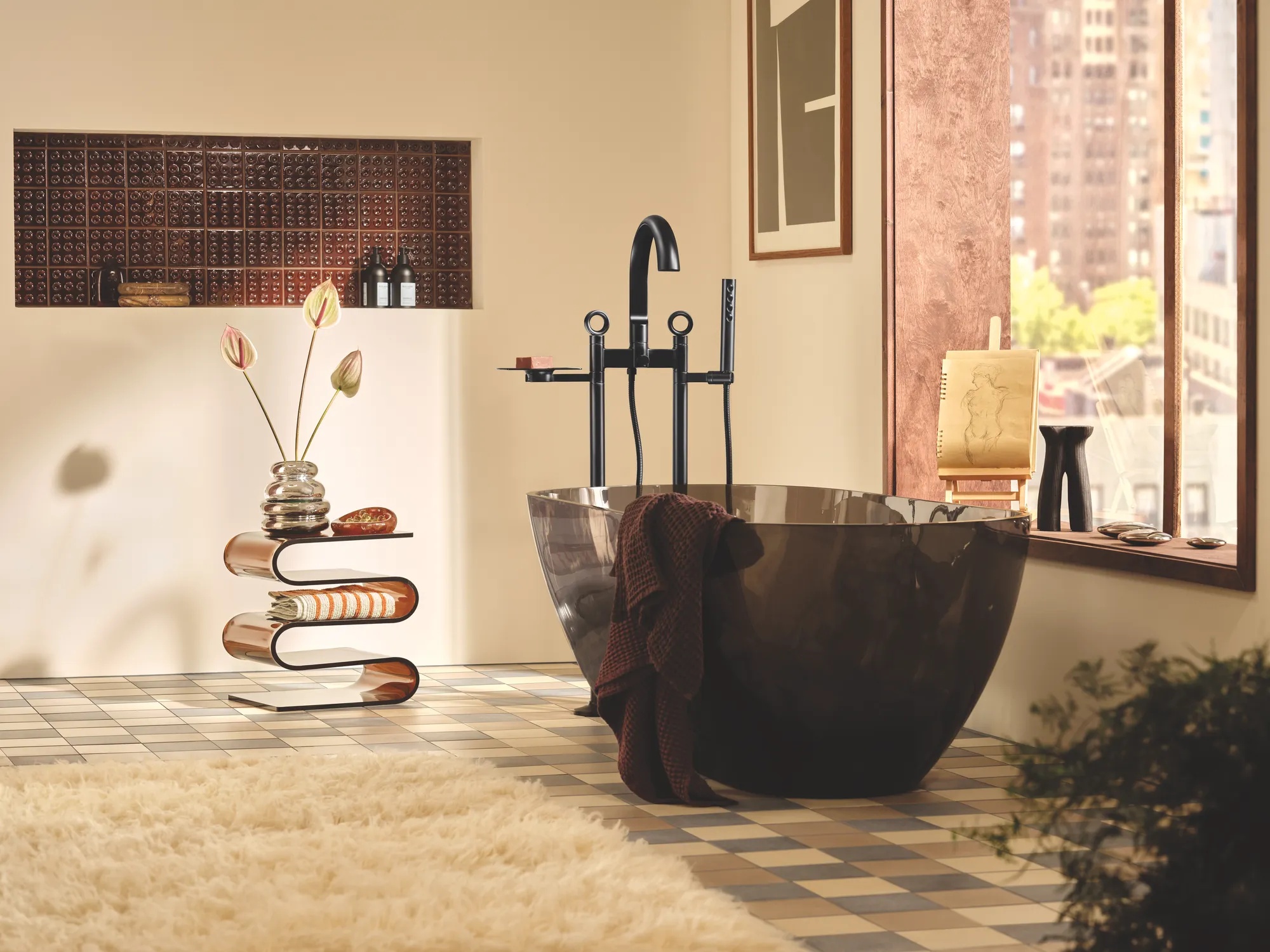 Brizo® | Floor Mount Tub Filler Unions