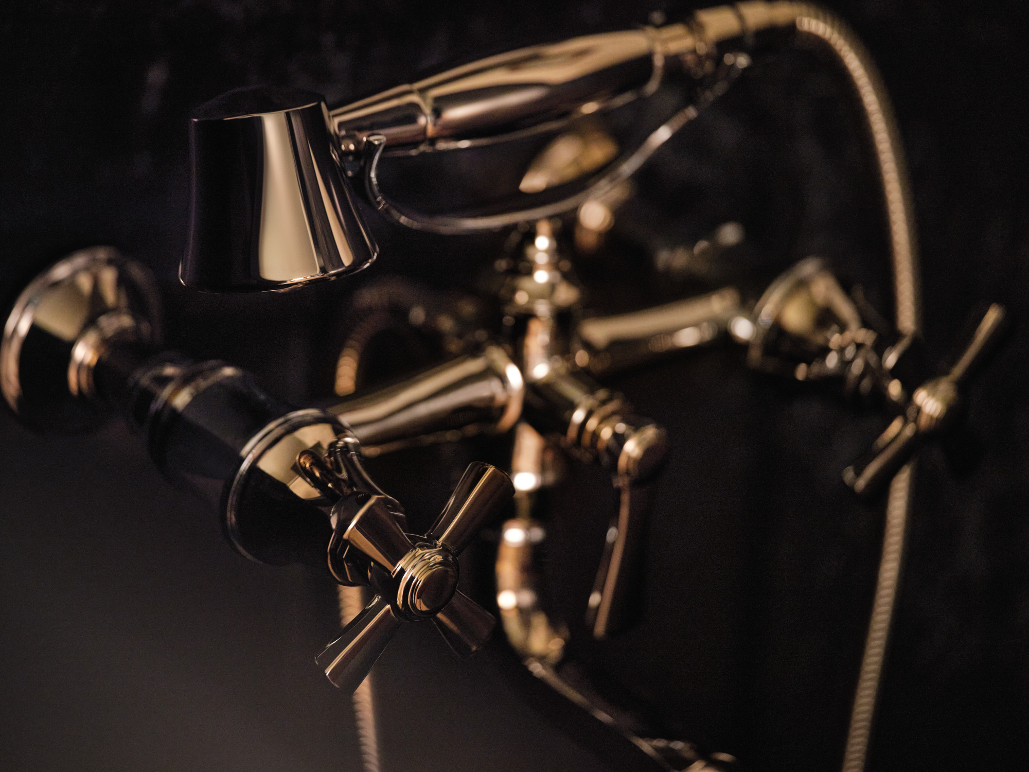 Rook® | Two-Handle Tub Filler Trim Kit with Cross Handles