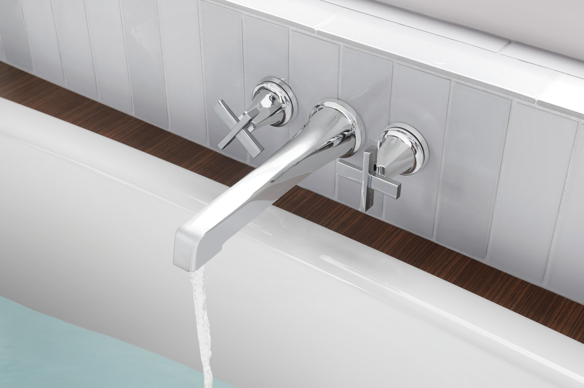 はるです Jumeau リプロ 82cm Levoir® | Two-Handle Wall Mount Tub Filler - Less Handles