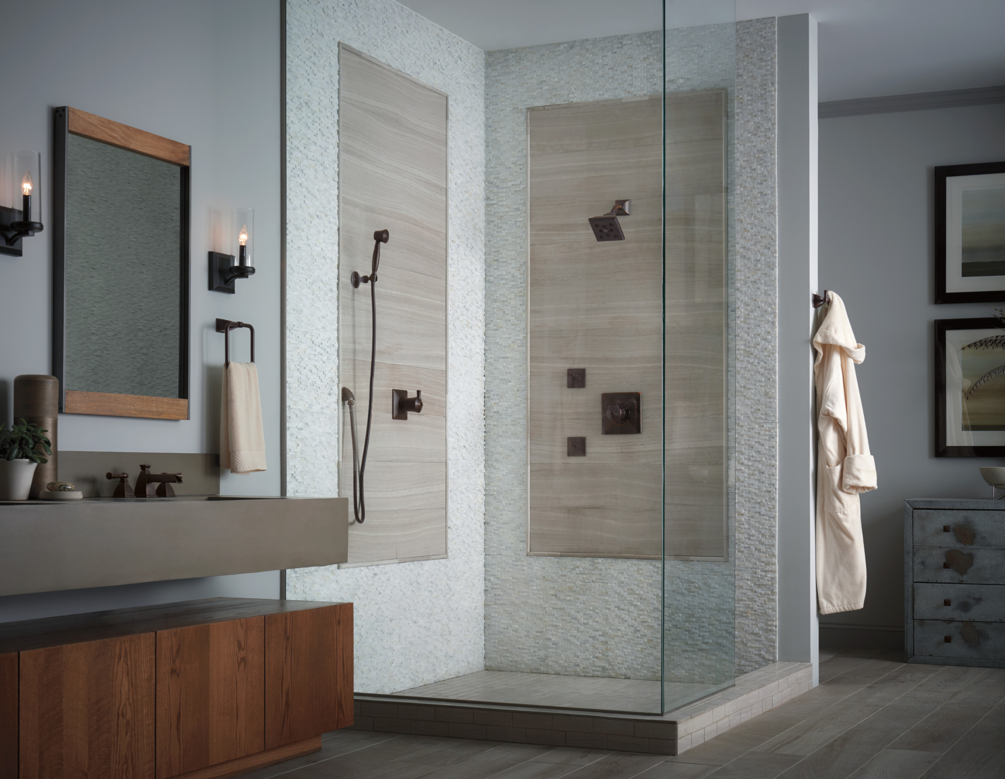 Essential™ Shower Series | Hydrachoice Max® Square Body Spray Trim