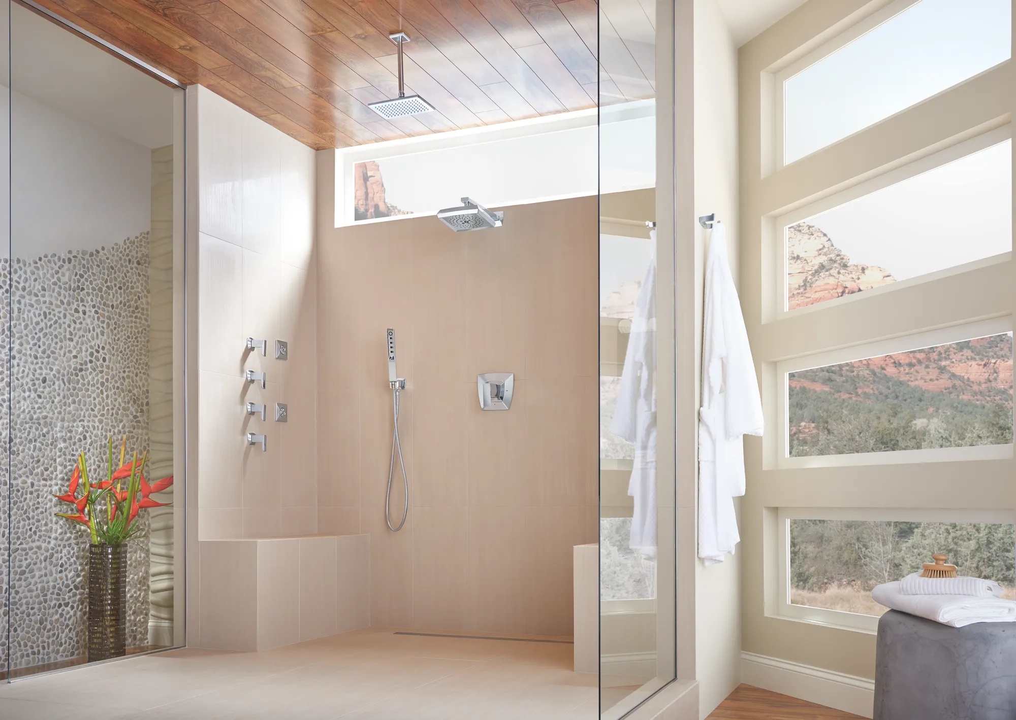 Essential™ Shower Series | Hydrachoice Max® Square Body Spray Trim