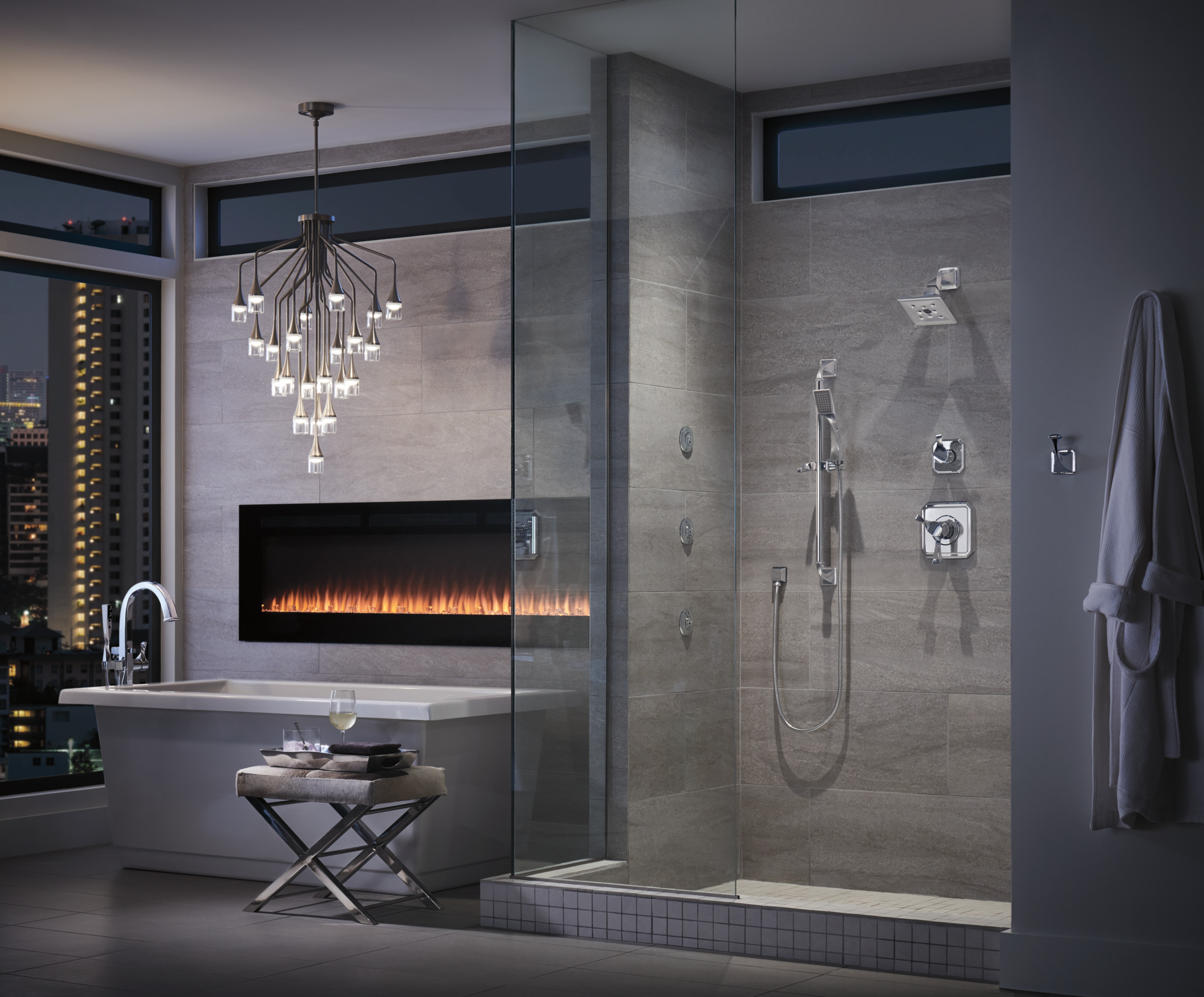 Essential™ Shower Series | Hydrachoice Max® Square Body Spray Trim