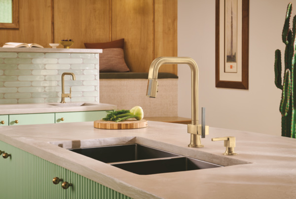 Frank Lloyd Wright® Kitchen Collection by Brizo® | Soap/Lotion Frank Lloyd Wright® Kitchen Collection by Brizo® | Soap/Lotion