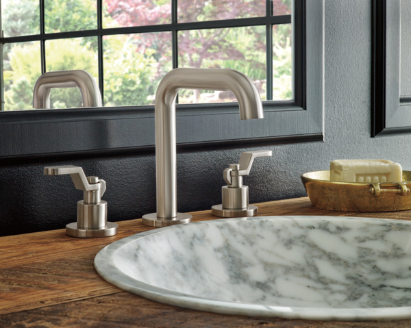 Litze® | Widespread Lavatory Faucet with High Spout - Less Handles