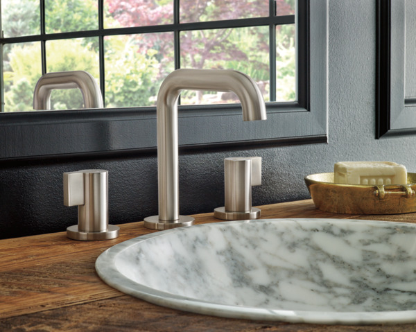 Litze® | Widespread Lavatory Faucet with High Spout - Less Handles