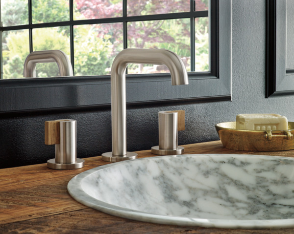 Litze® | Widespread Lavatory Faucet with High Spout - Less Handles