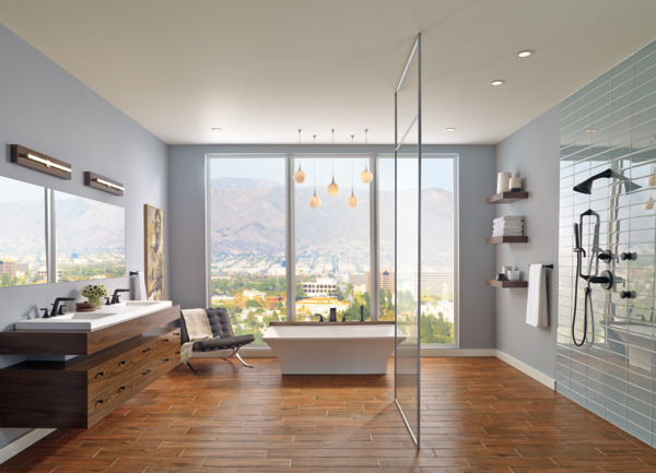 Sotria® | 4-Hole Roman Tub with Handshower