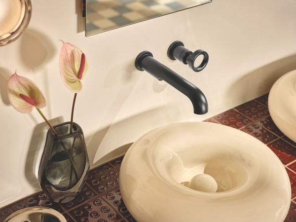 Roccesco™ | Single-Handle Wall Mount Lavatory Faucet - Less Handle