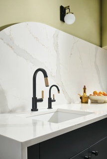 Litze® | Smarttouch Pull-Down Prep Faucet with Arc Spout - Industrial ...