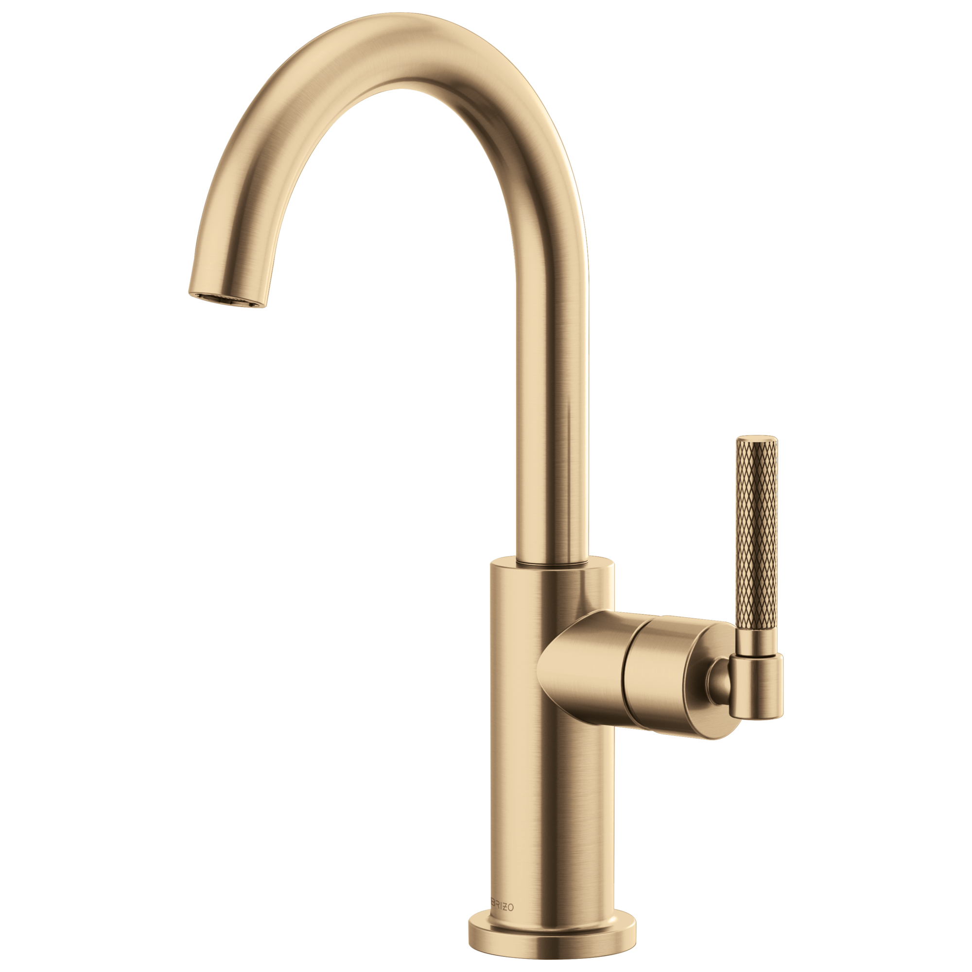 Litze® | Bar Faucet with Arc Spout and Knurled Handle Kit