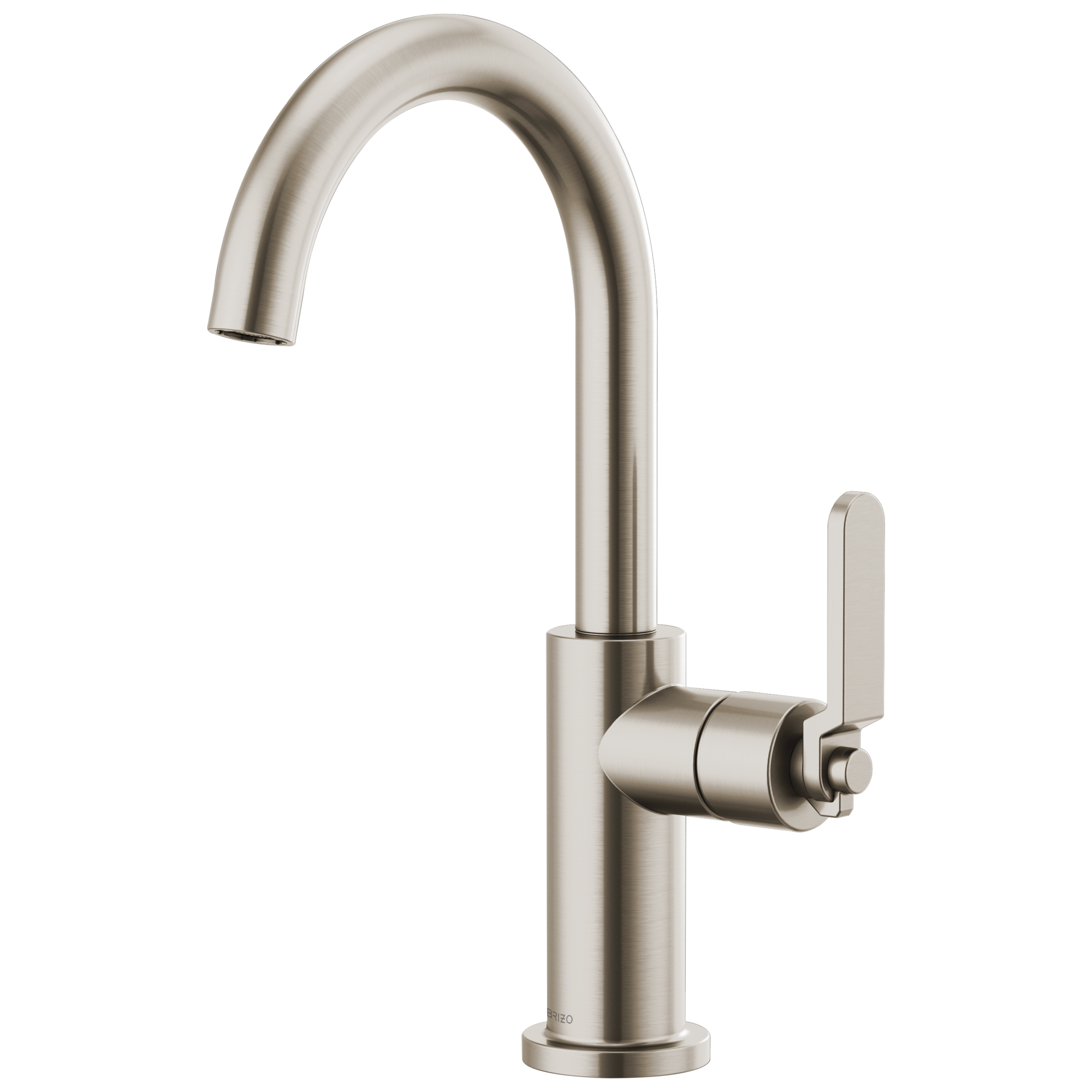 Litze Bar Faucet with Arc Spout and Industrial Handle Kit — image 1