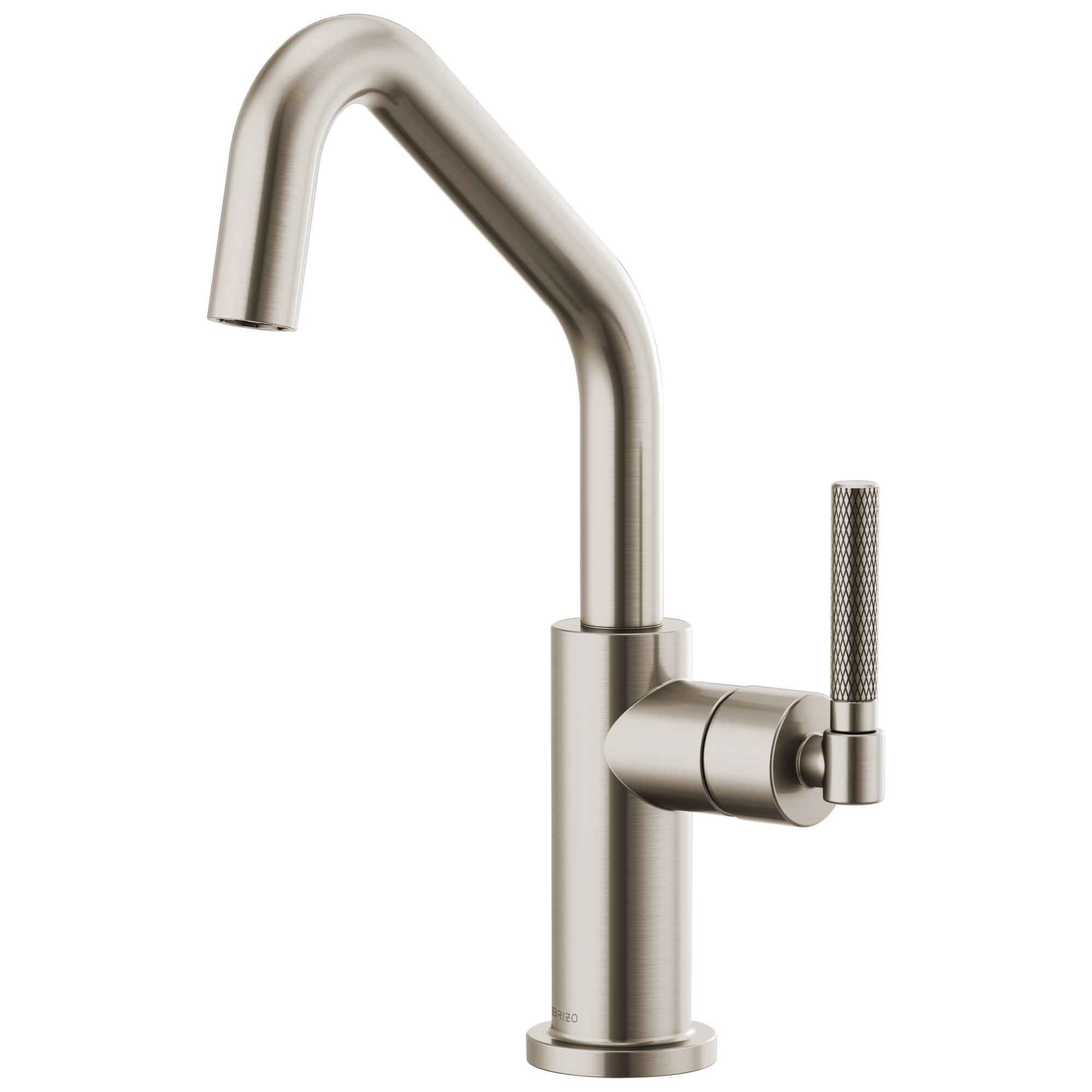 Litze Bar Faucet with Angled Spout and Knurled Handle Kit — image 1