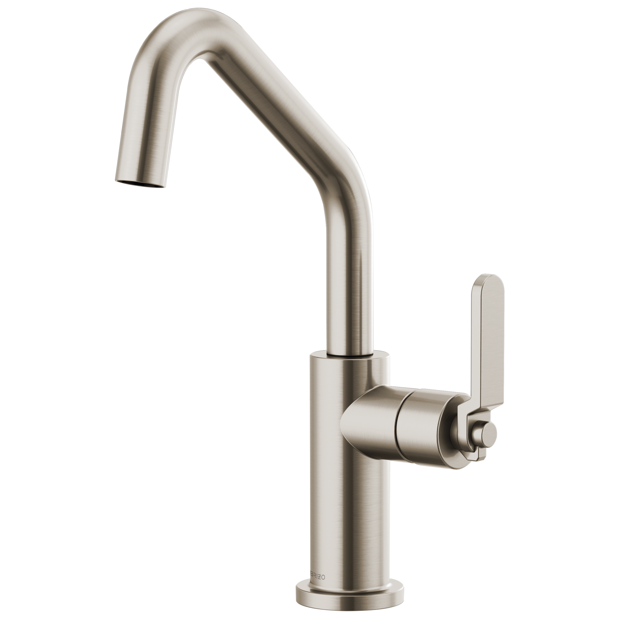 Litze Bar Faucet with Angled Spout and Industrial Handle Kit — image 1