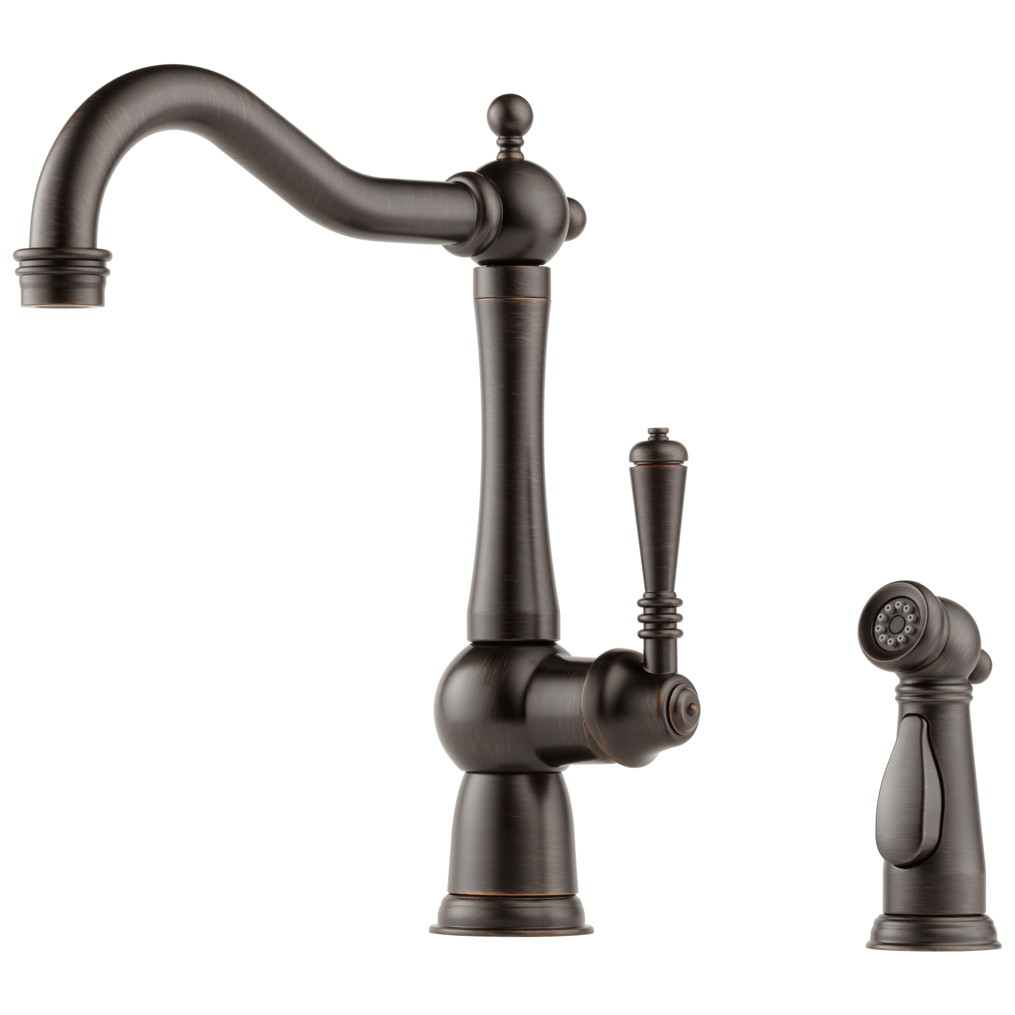 Tresa® | Single Handle Kitchen Faucet with Spray