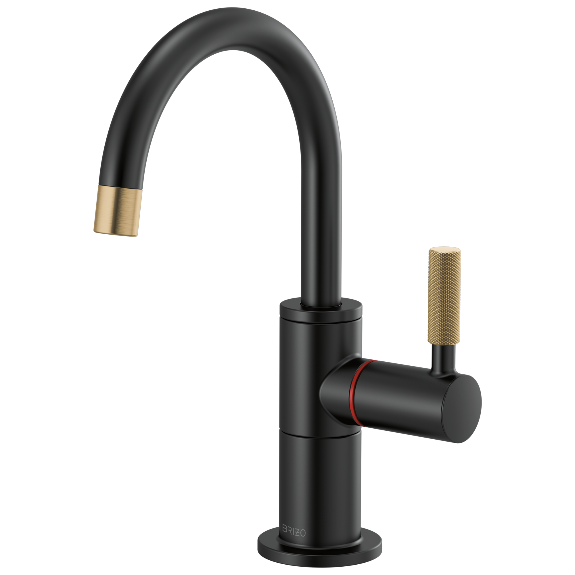 うずまきｂ Litze® | Instant Hot Faucet with Arc Spout and Knurled Handle
