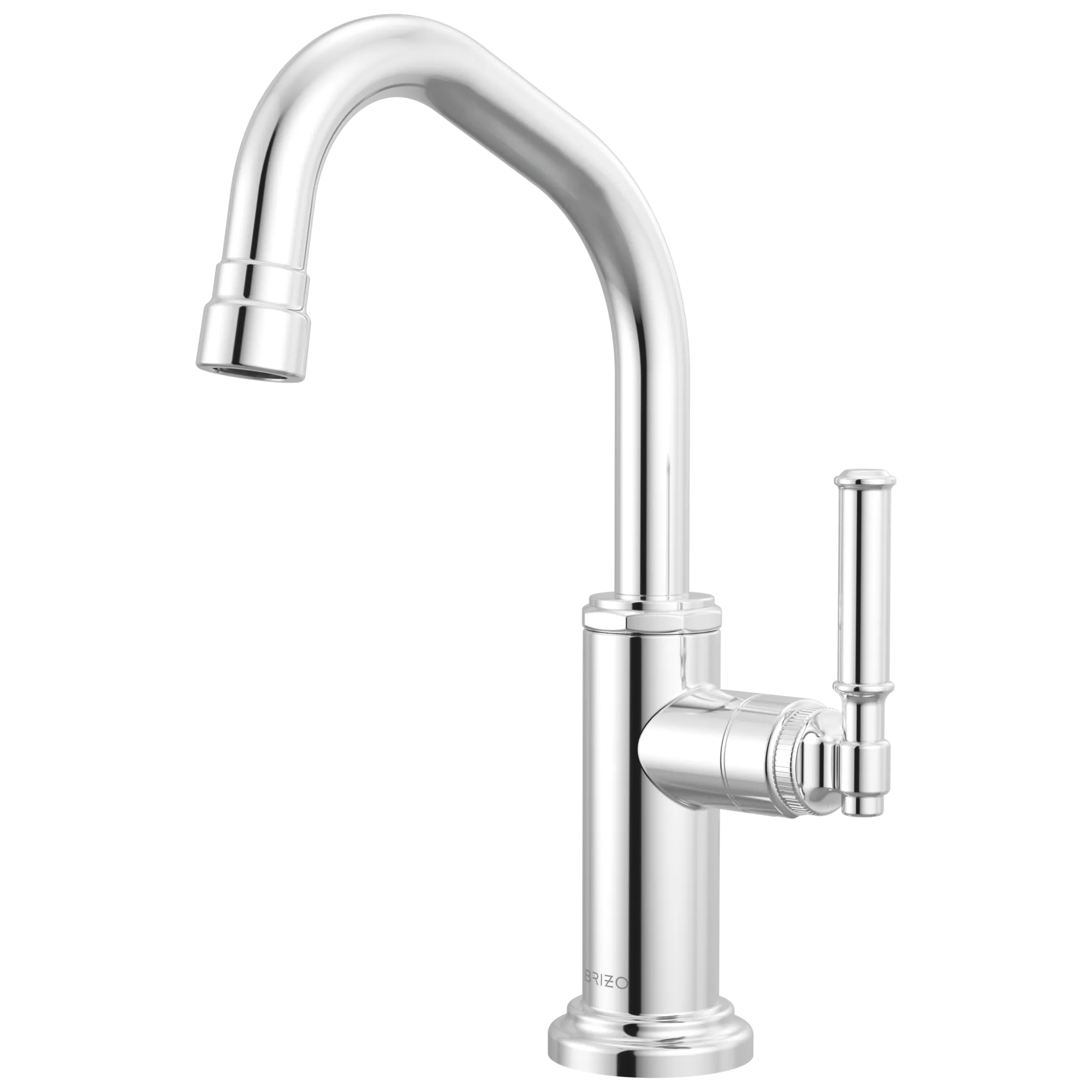 Faircroft™ | Beverage Faucet with Angled Spout and Coin Edge Lever