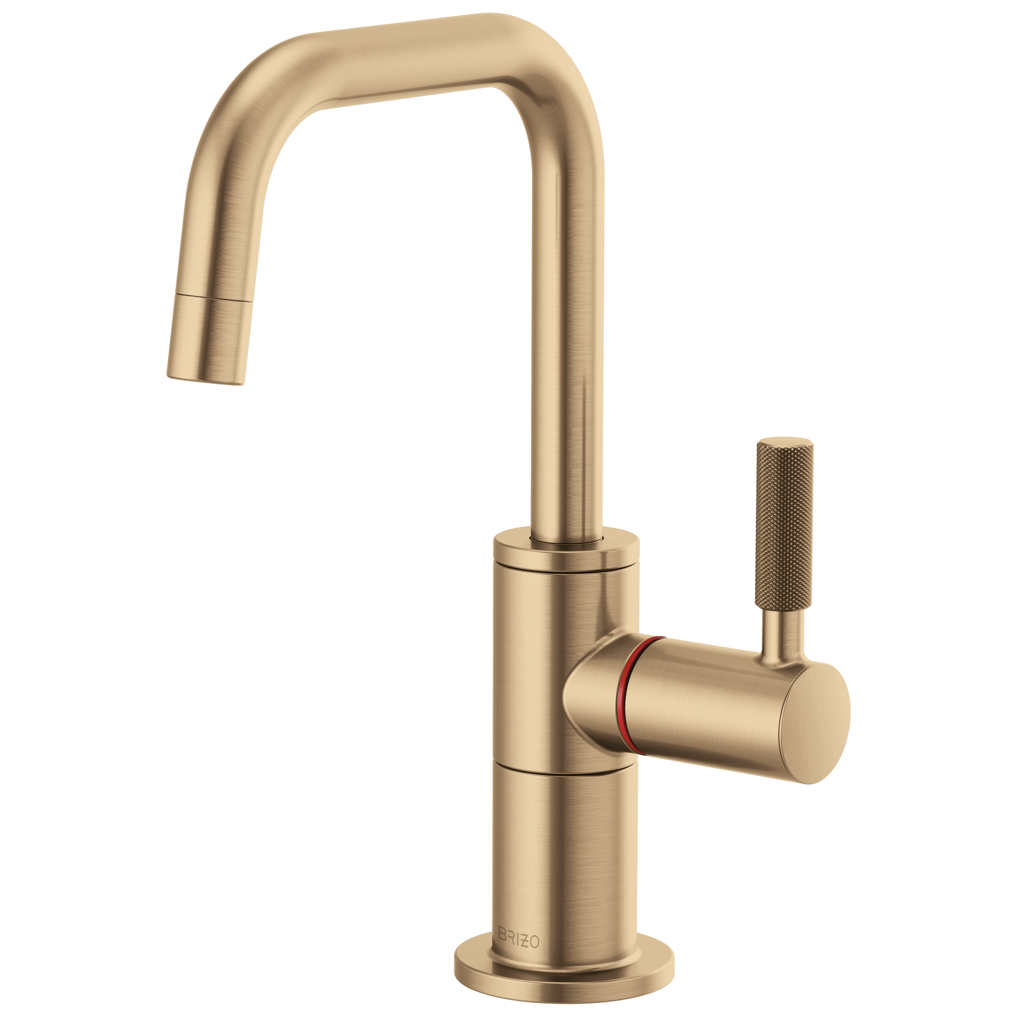Litze Instant Hot Faucet with Square Spout and Knurled Handle — image 1