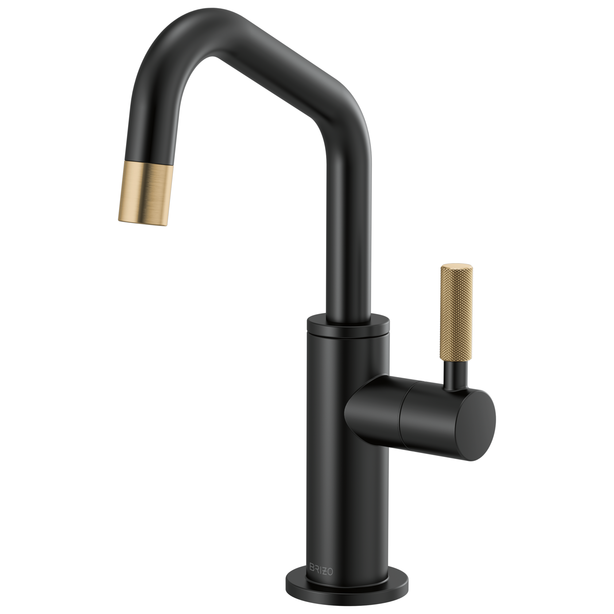 Litze® | Beverage Faucet with Angled Spout and Knurled Handle
