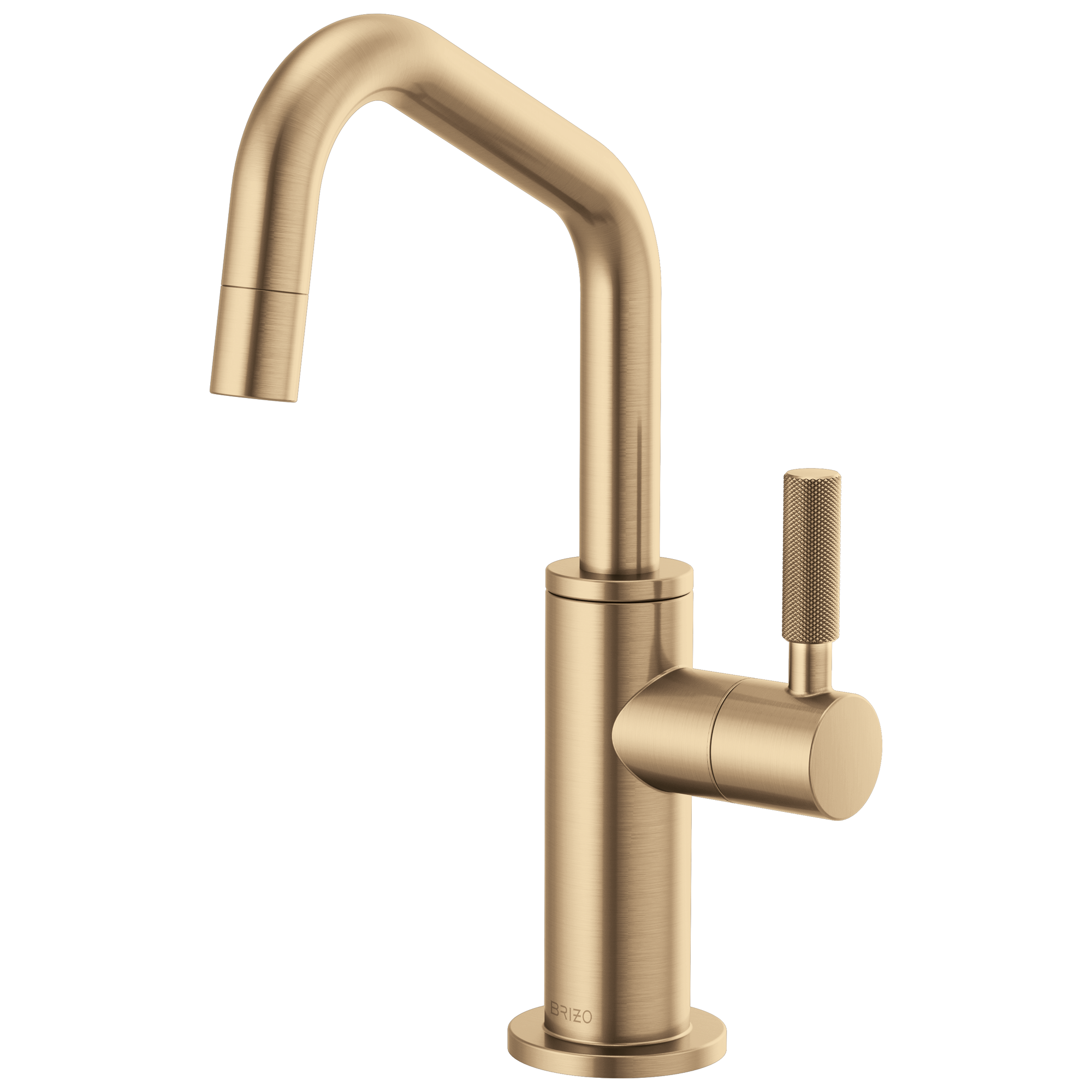 Litze® | Beverage Faucet with Angled Spout and Knurled Handle