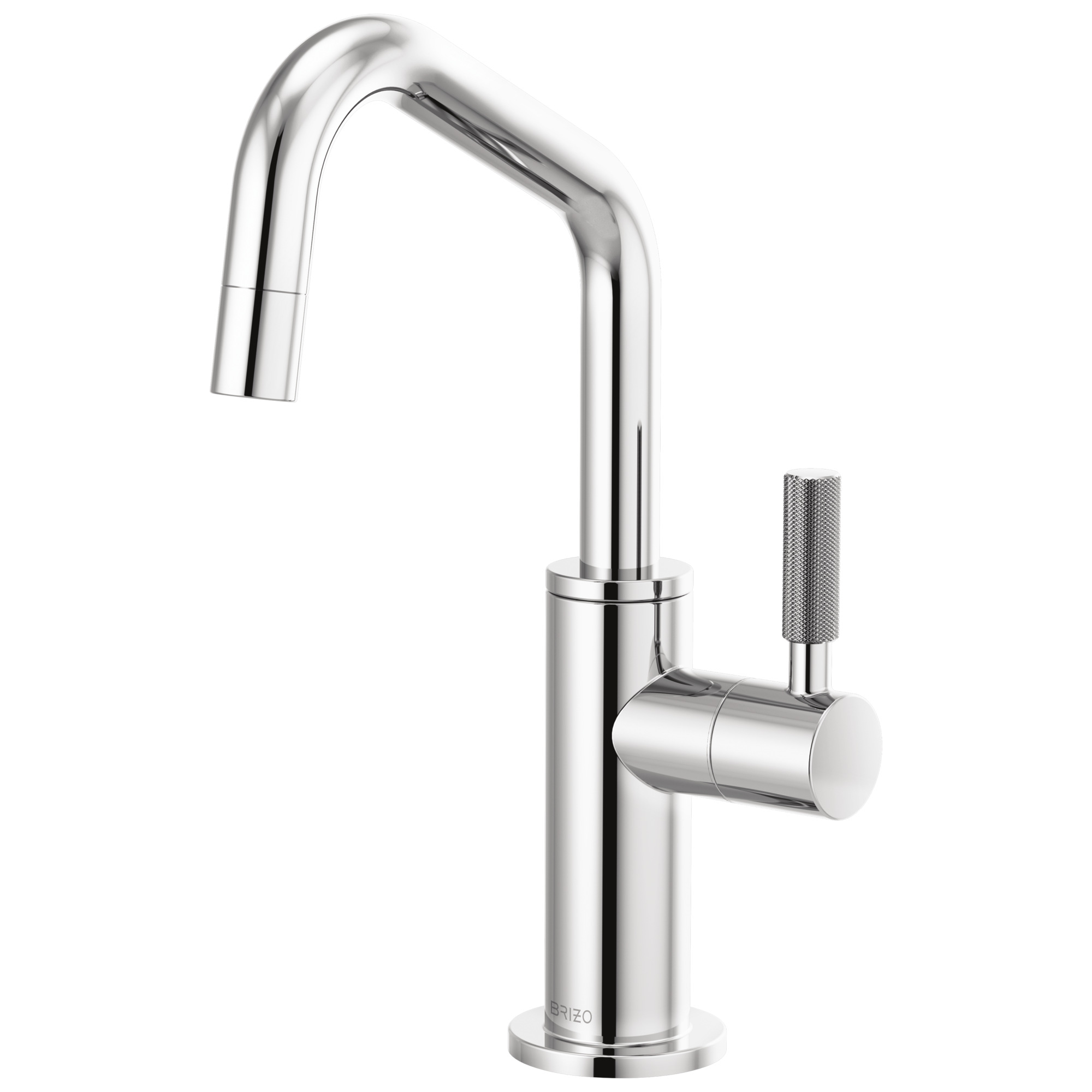 ブラインド ccc Litze® | Beverage Faucet with Angled Spout and Knurled Handle