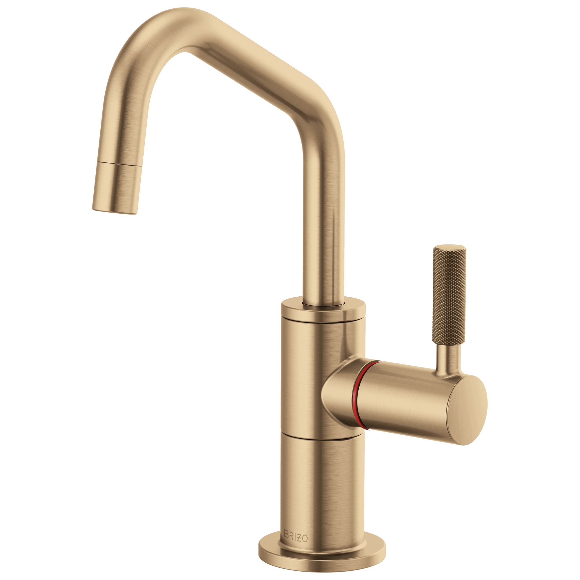 Litze® | Instant Hot Faucet with Angled Spout and Knurled Handle
