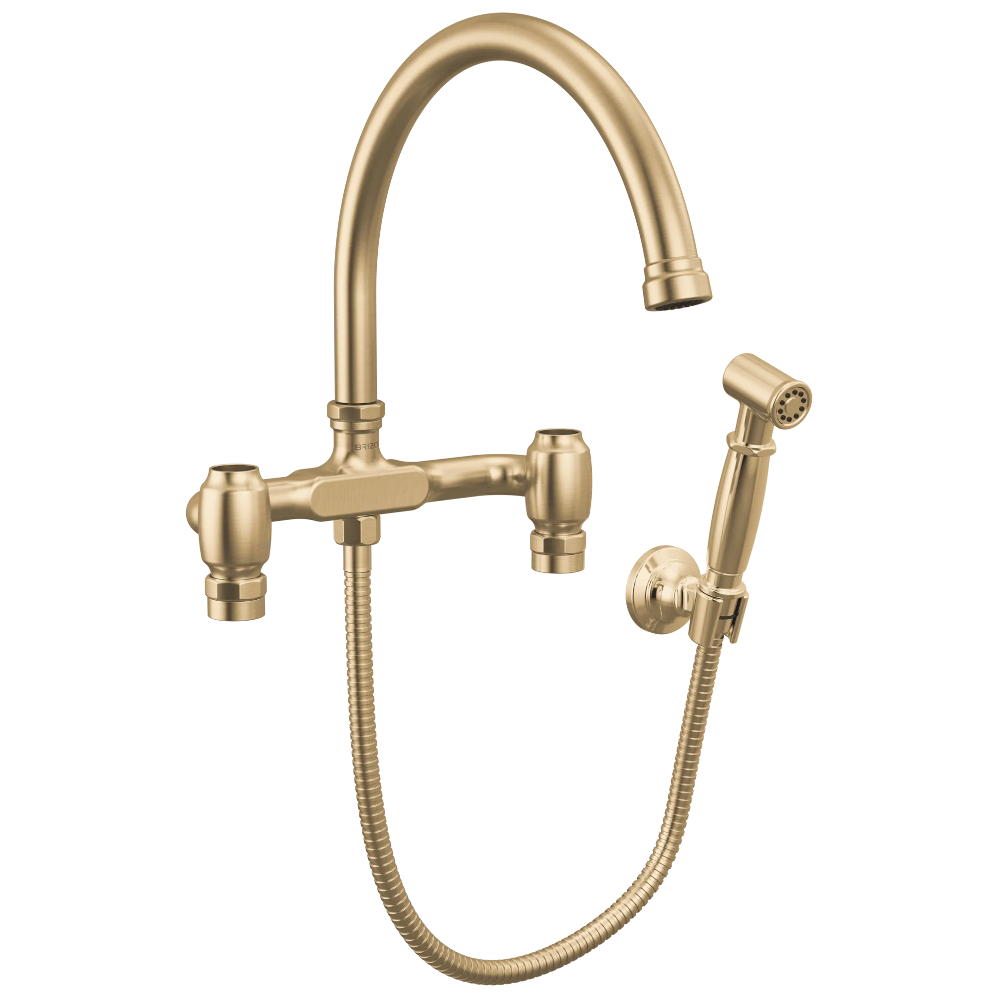 Faircroft™ | Wall Mount Bridge Faucet with Arc Spout and Side