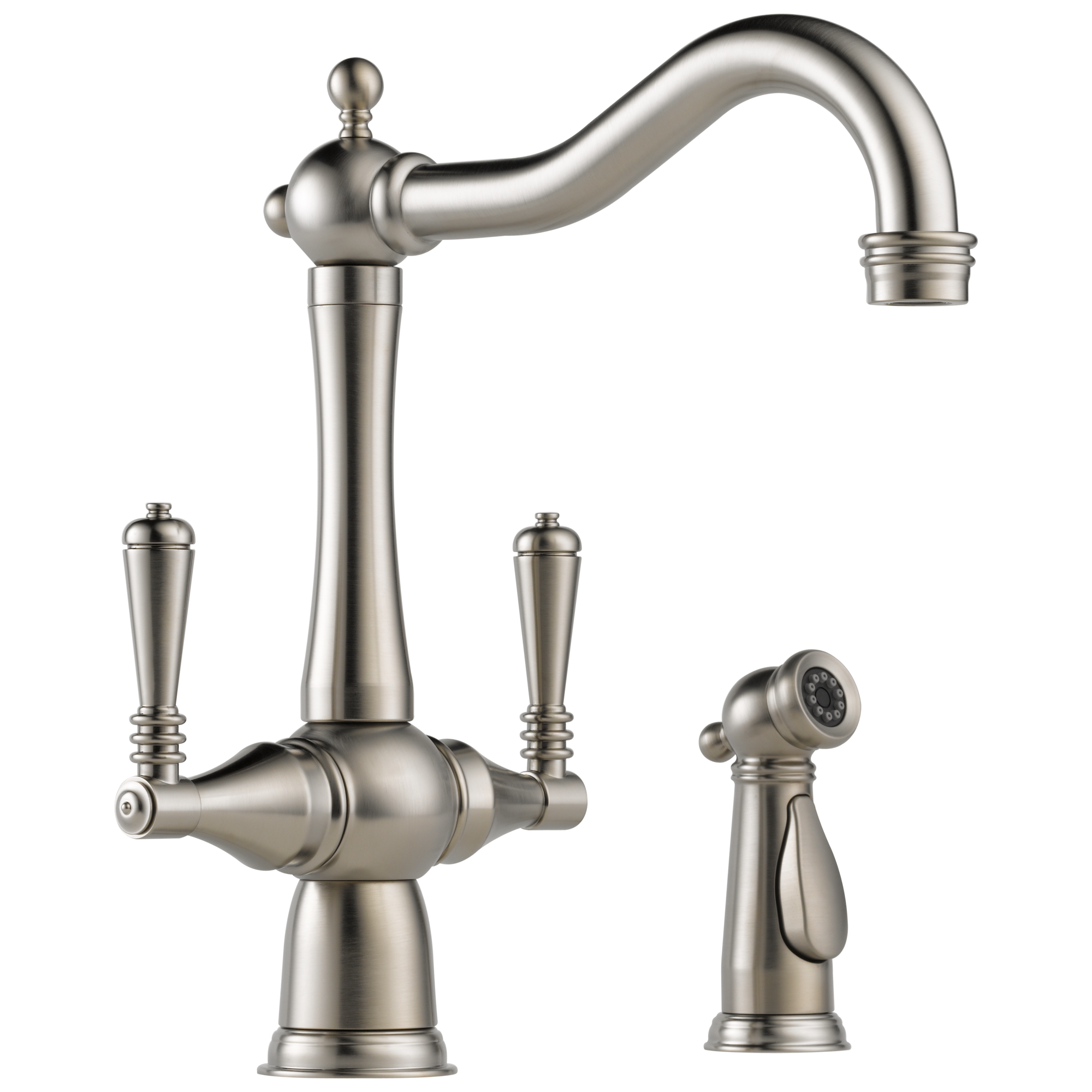 Tresa® | Two Handle Kitchen Faucet with Spray