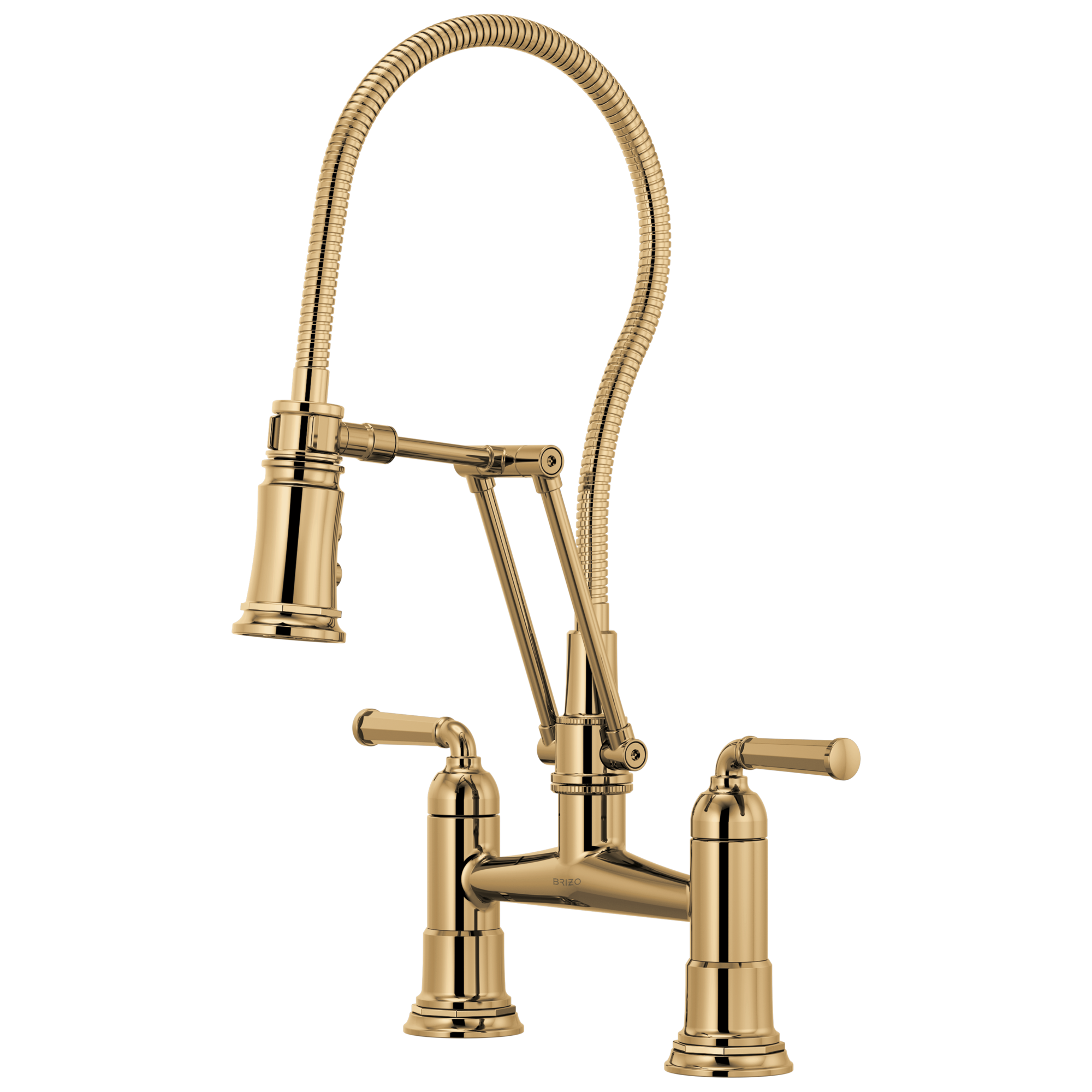 Rook® | Articulating Bridge Faucet with Finished Hose